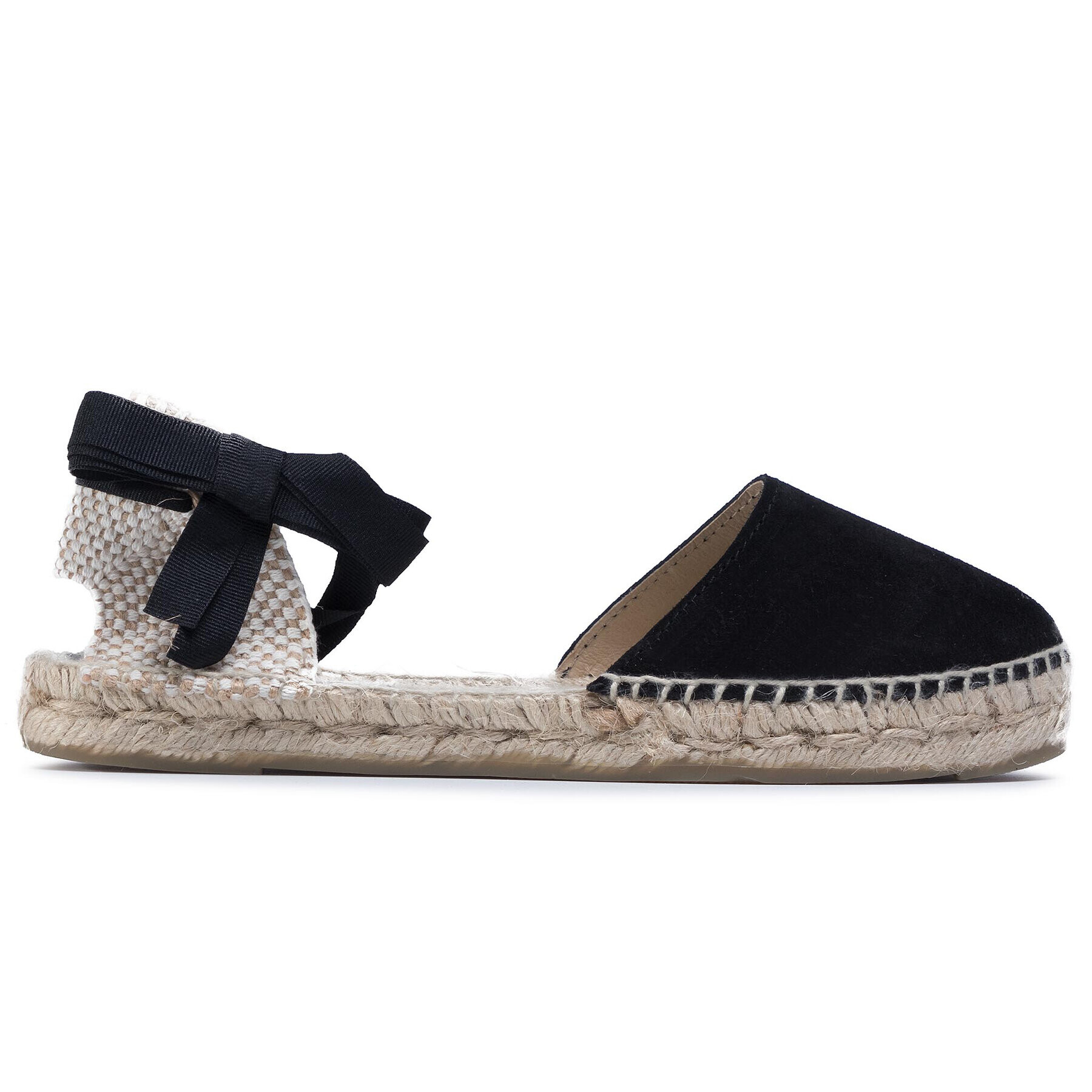 Manebi Espadrile Flat Valenciana K 1.0 P0 Črna - Pepit.si