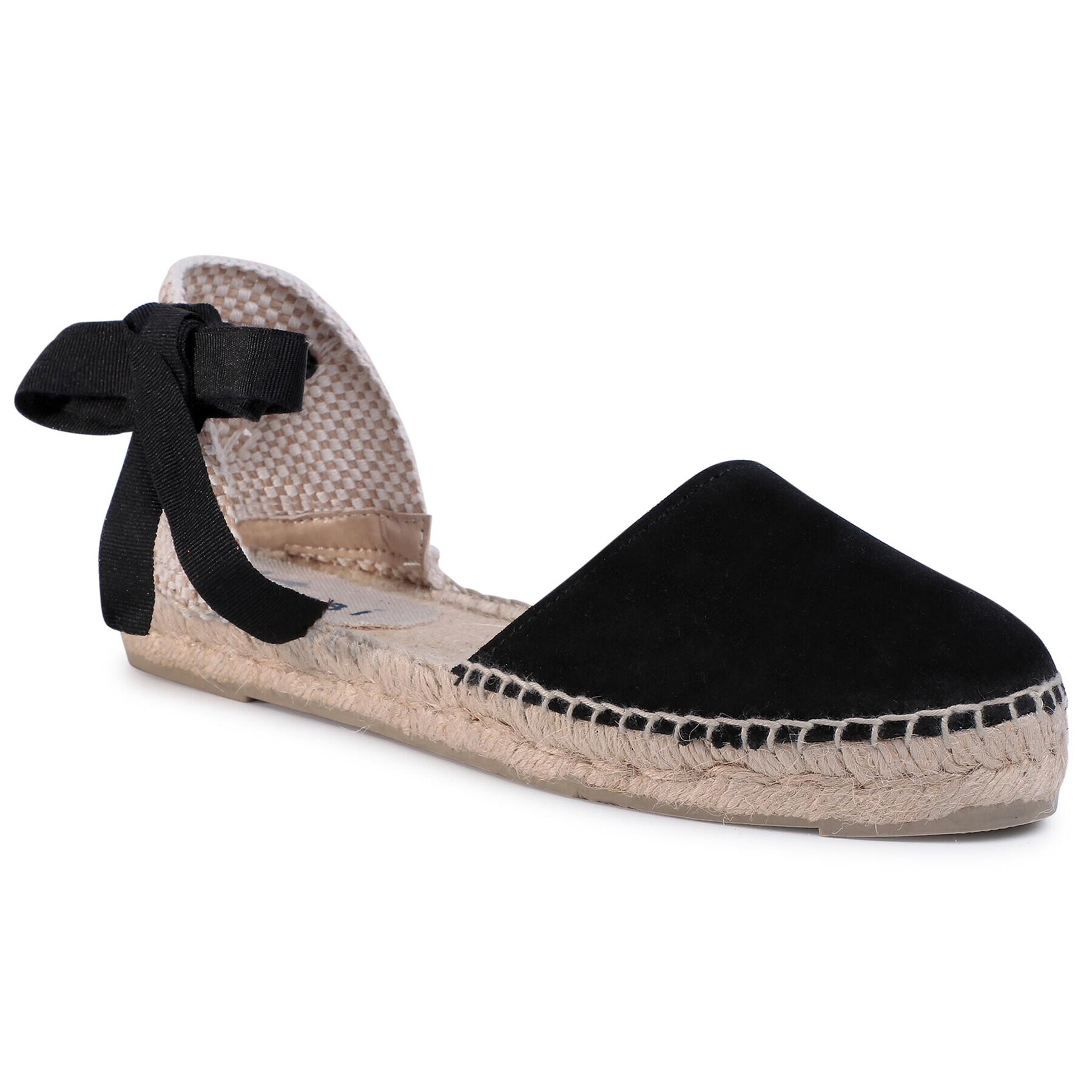 Manebi Espadrile Flat Valenciana K 1.0 P0 Črna - Pepit.si