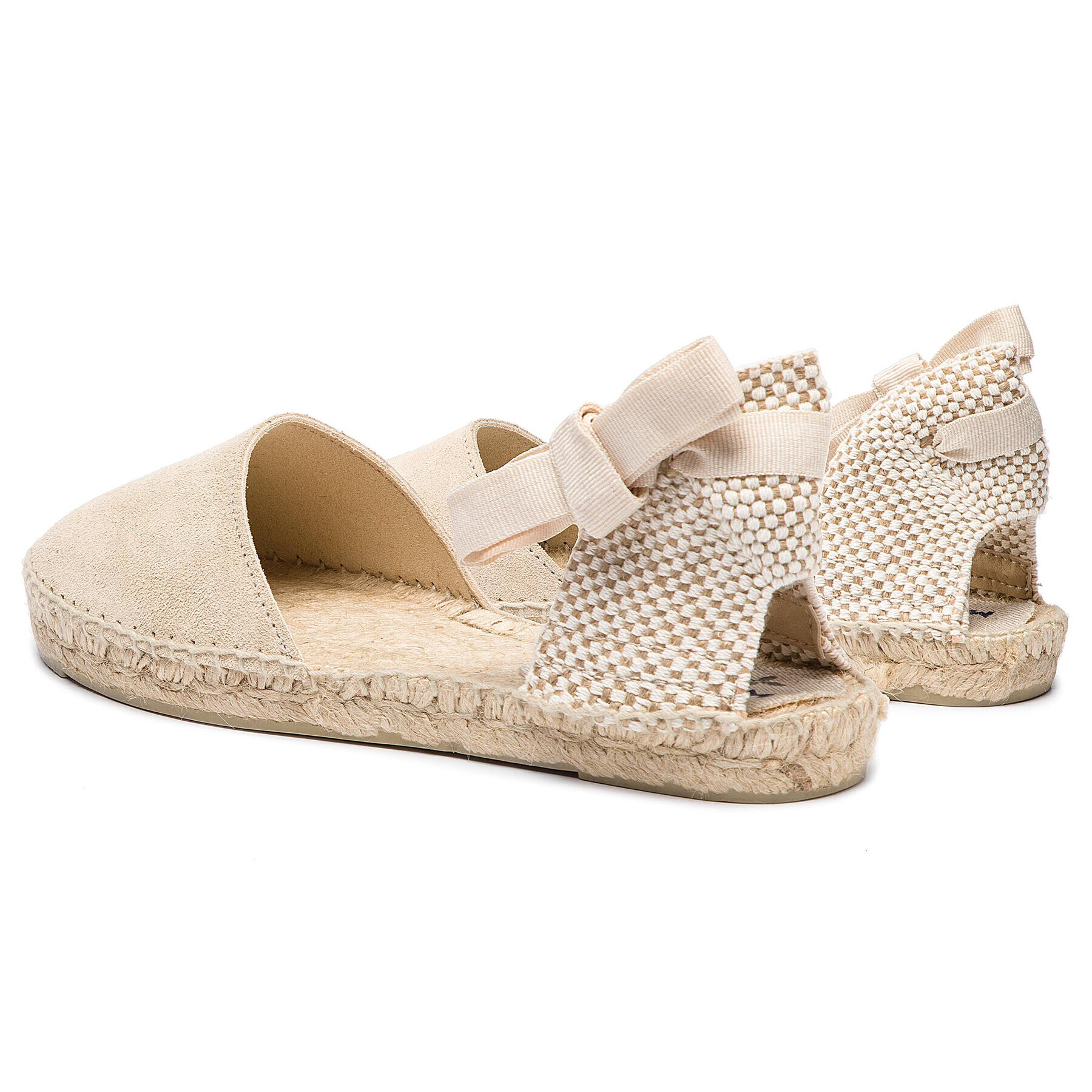 Manebi Espadrile Flat Valenciana K 1.1 P0 Bež - Pepit.si