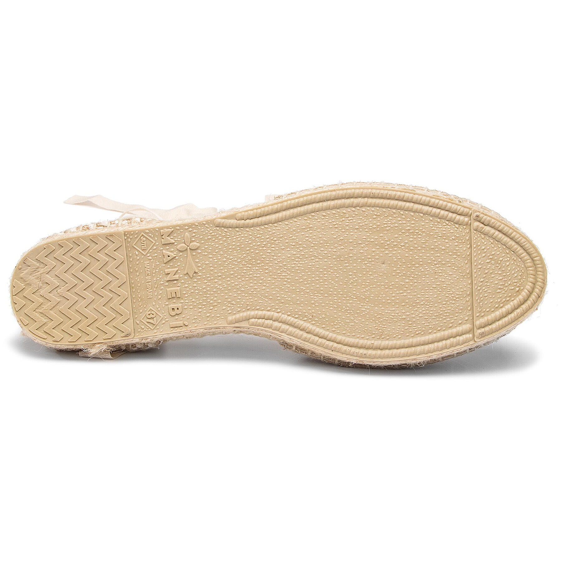 Manebi Espadrile Flat Valenciana K 1.1 P0 Bež - Pepit.si