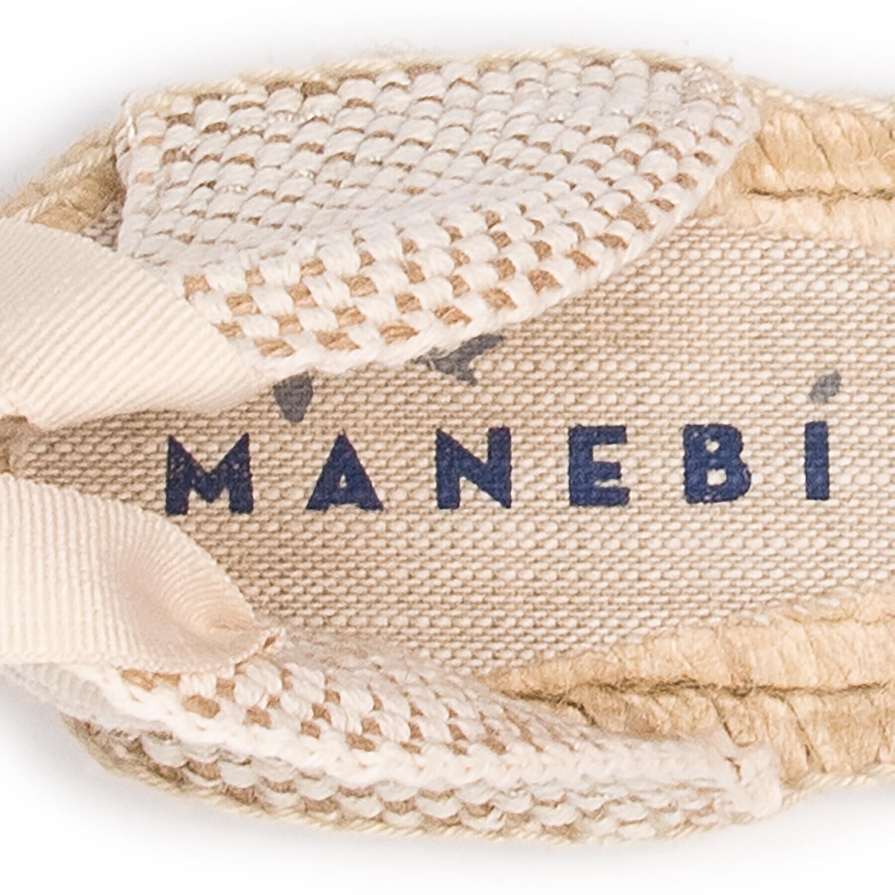 Manebi Espadrile Flat Valenciana K 1.1 P0 Bež - Pepit.si