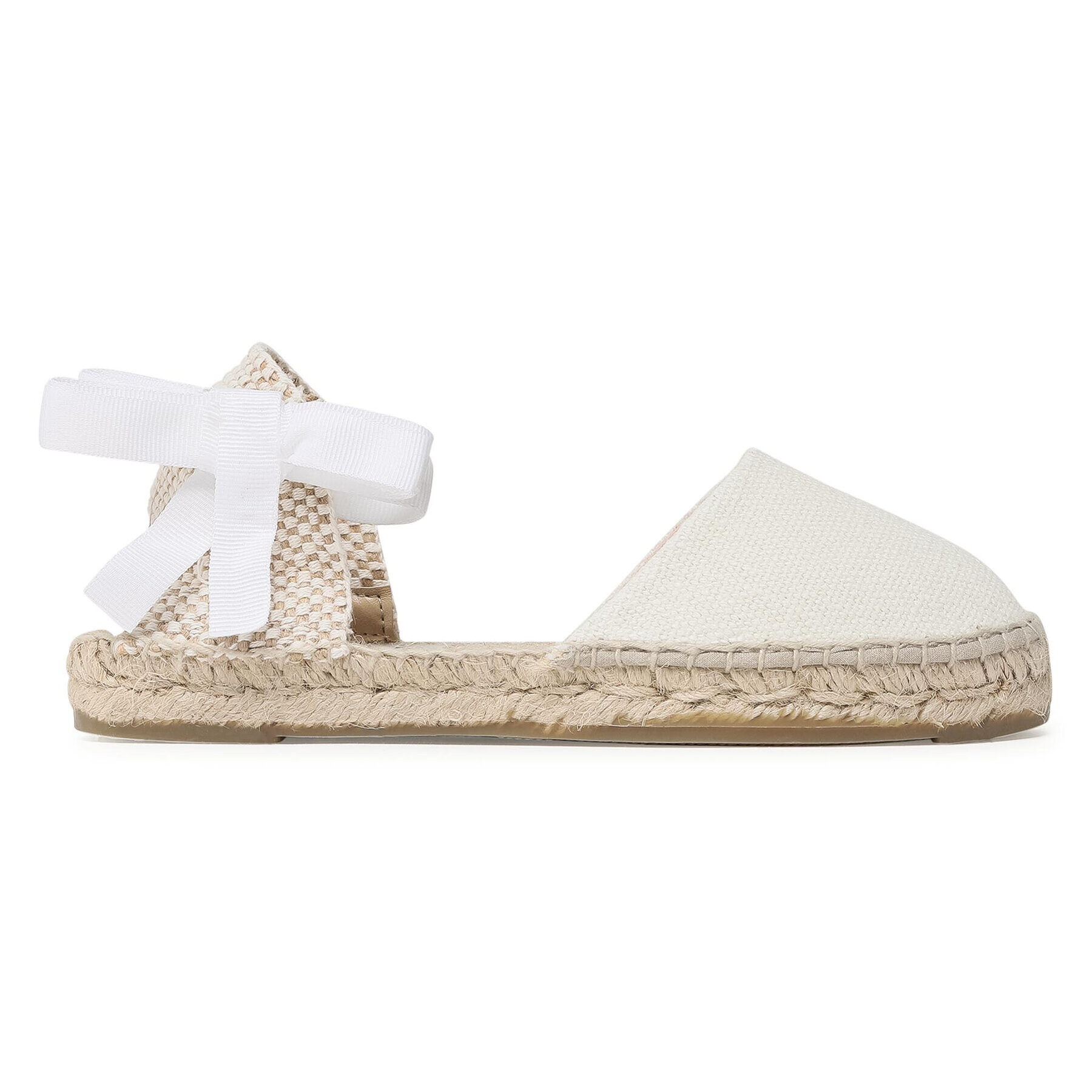 Manebi Espadrile Flat Valenciana O 4.0 P0 Bela - Pepit.si