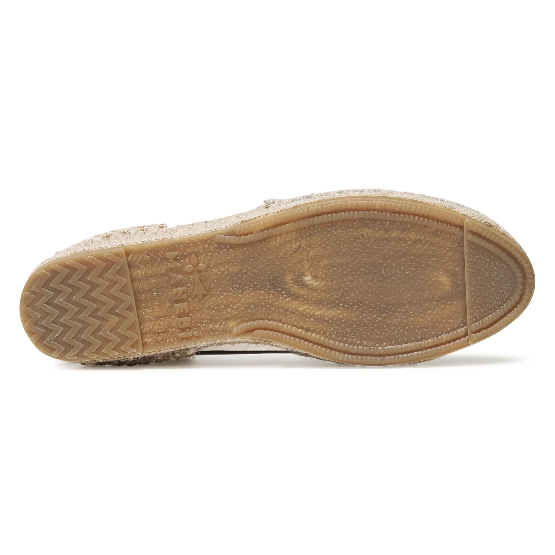 Manebi Espadrile Flat Valenciana O 4.0 P0 Bela - Pepit.si