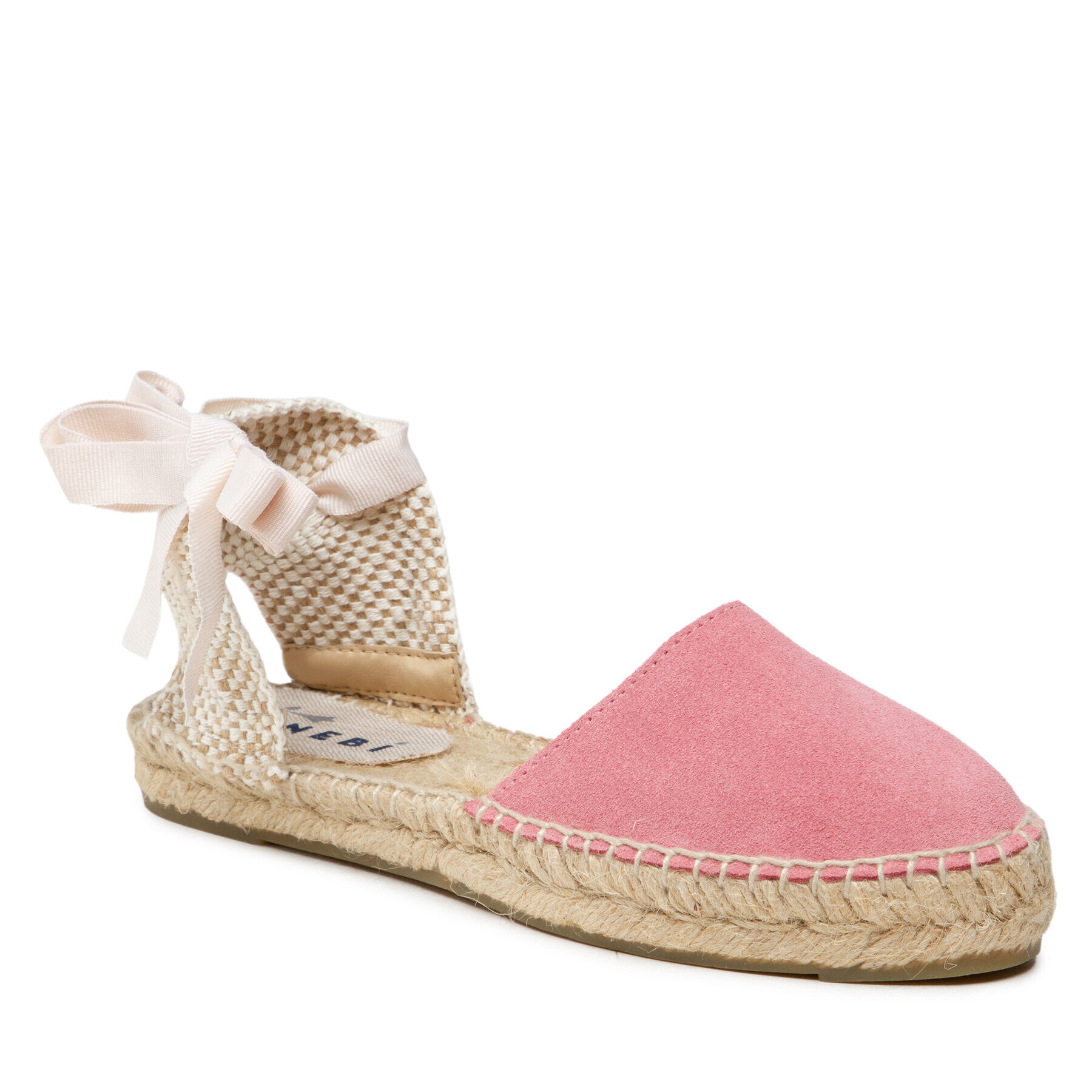 Manebi Espadrile Flat Valenciana R 3.4 P0 Roza - Pepit.si