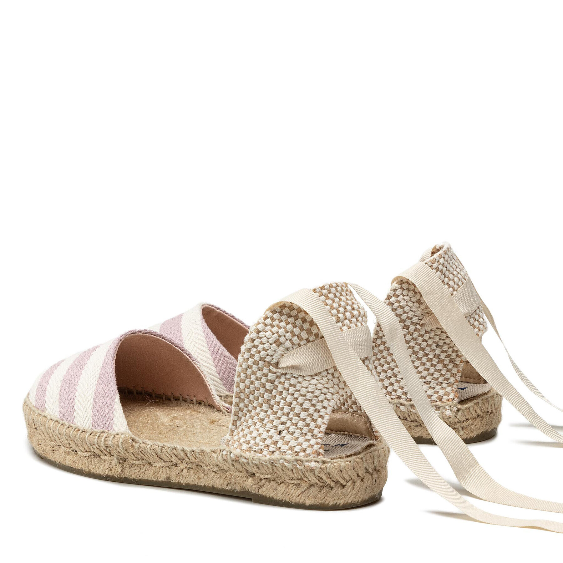 Manebi Espadrile Flat Valenciana T 2.0 P0 Bež - Pepit.si