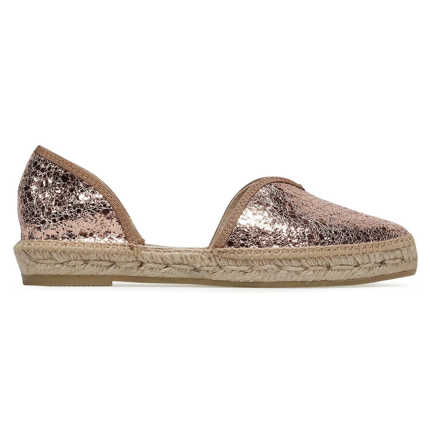 Manebi Espadrile Open-Side Flats G 0.4 O0 Zlata - Pepit.si