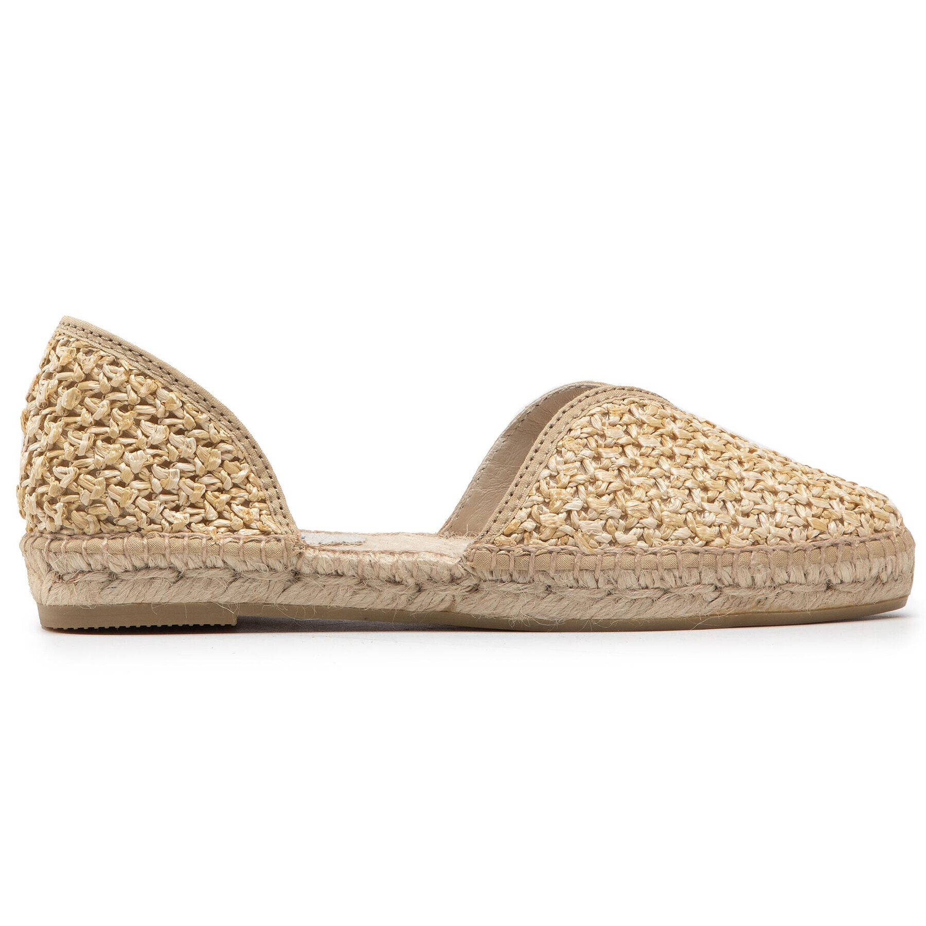 Manebi Espadrile Open Side Flats V 2.7 O0 Bež - Pepit.si