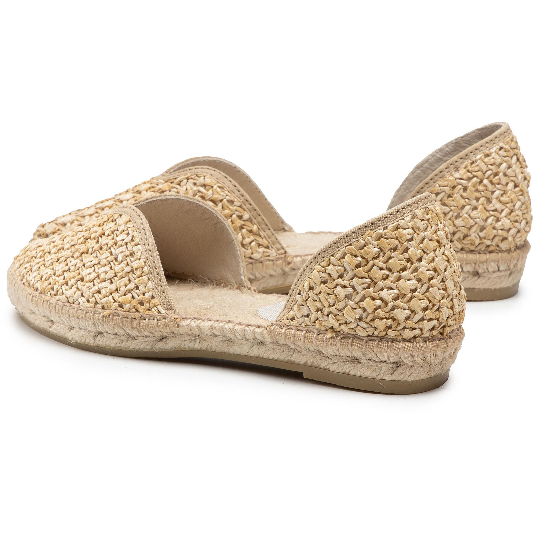 Manebi Espadrile Open Side Flats V 2.7 O0 Bež - Pepit.si