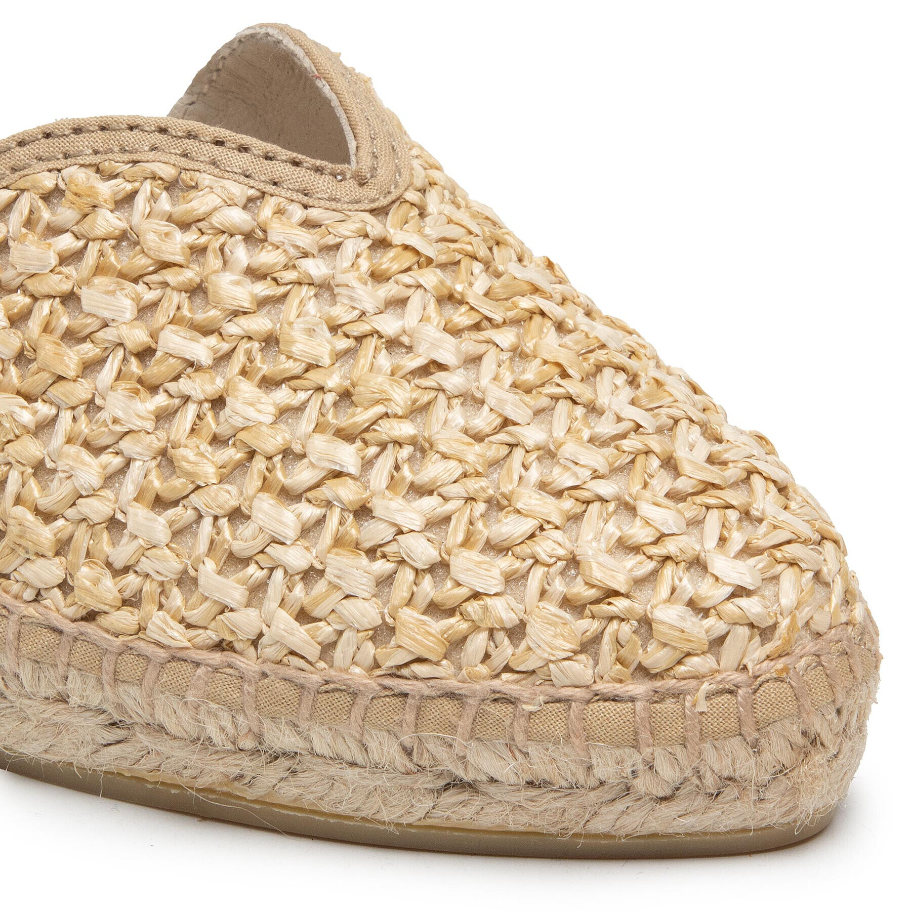 Manebi Espadrile Open Side Flats V 2.7 O0 Bež - Pepit.si