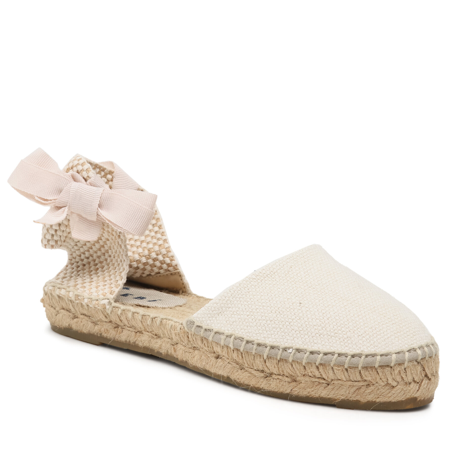 Manebi Espadrile Organic Hemp Flat Valenciana Espadrilles O 7.0 P0 Écru - Pepit.si