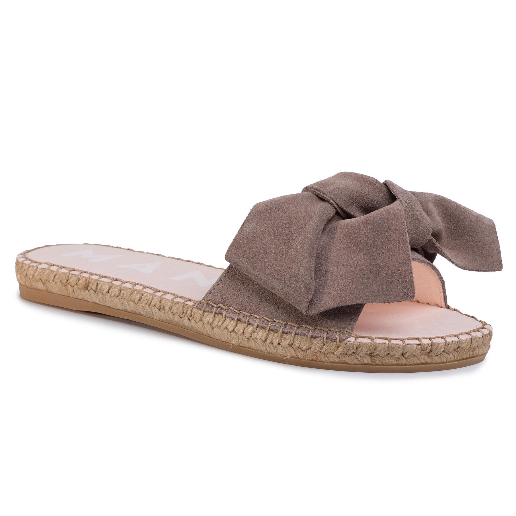 Manebi Espadrile Sandals With Bow W 1.9 J0 Rjava - Pepit.si