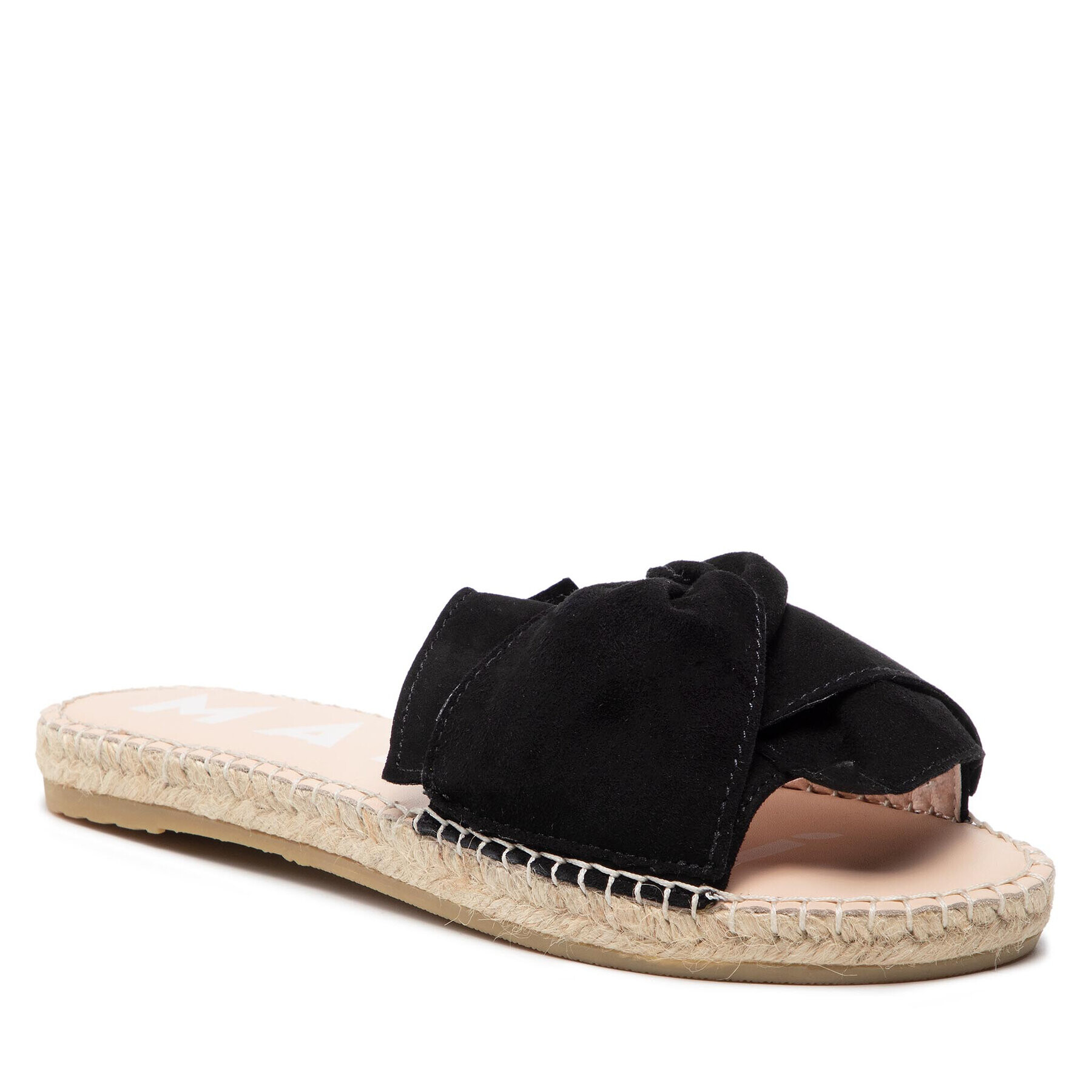 Manebi Espadrile Sandals With Knot K 1.0 Črna - Pepit.si