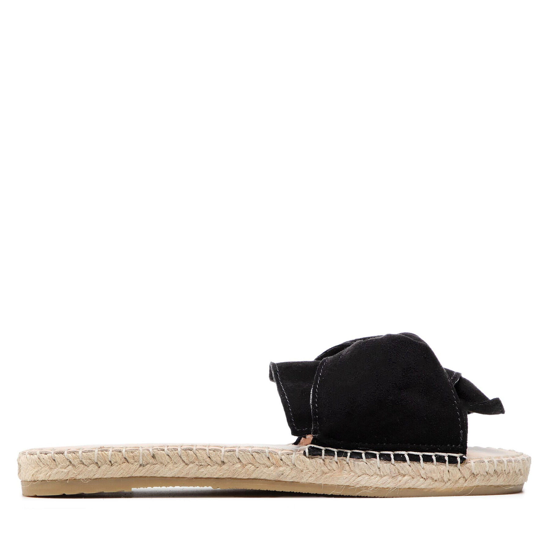 Manebi Espadrile Sandals With Knot K 1.0 Črna - Pepit.si