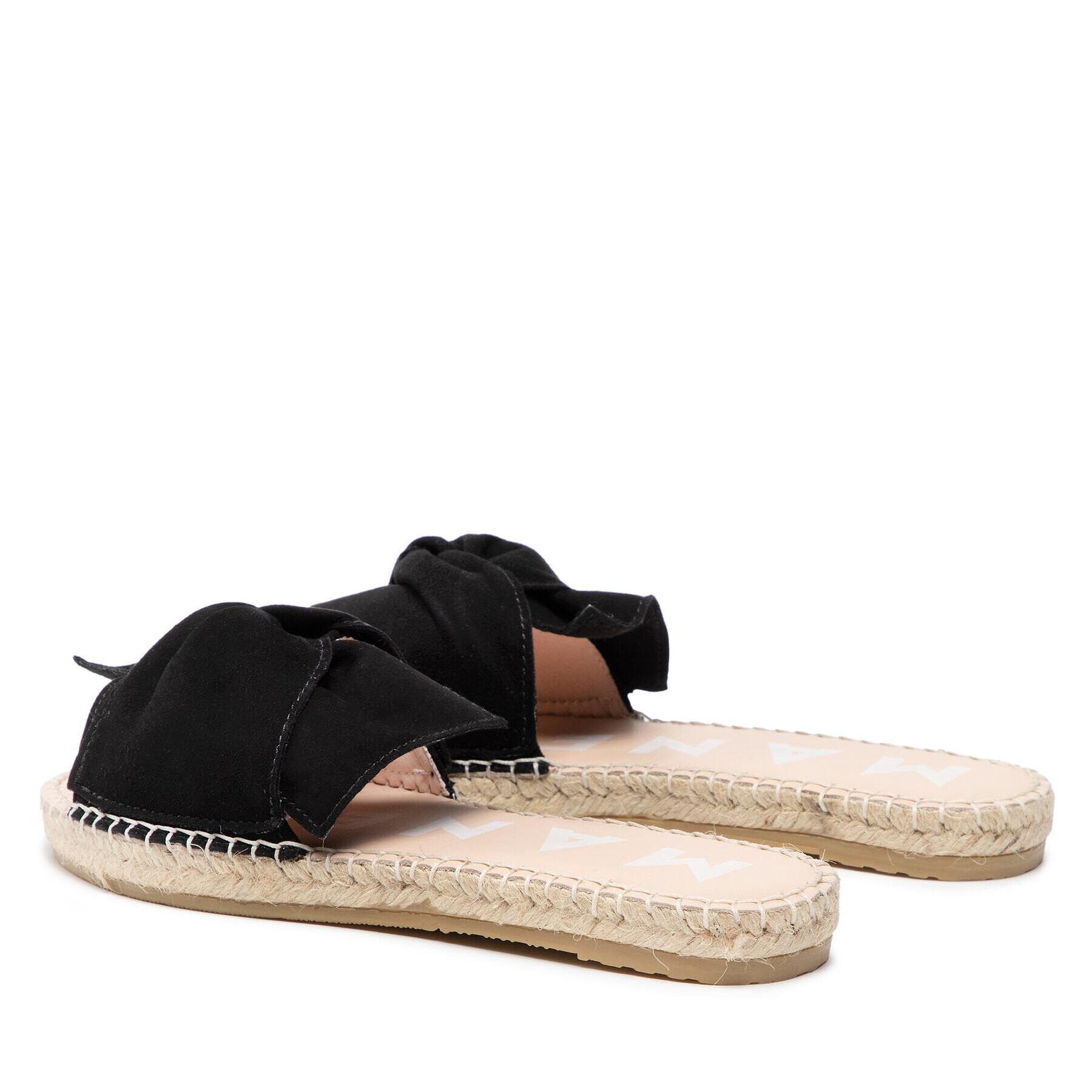 Manebi Espadrile Sandals With Knot K 1.0 Črna - Pepit.si