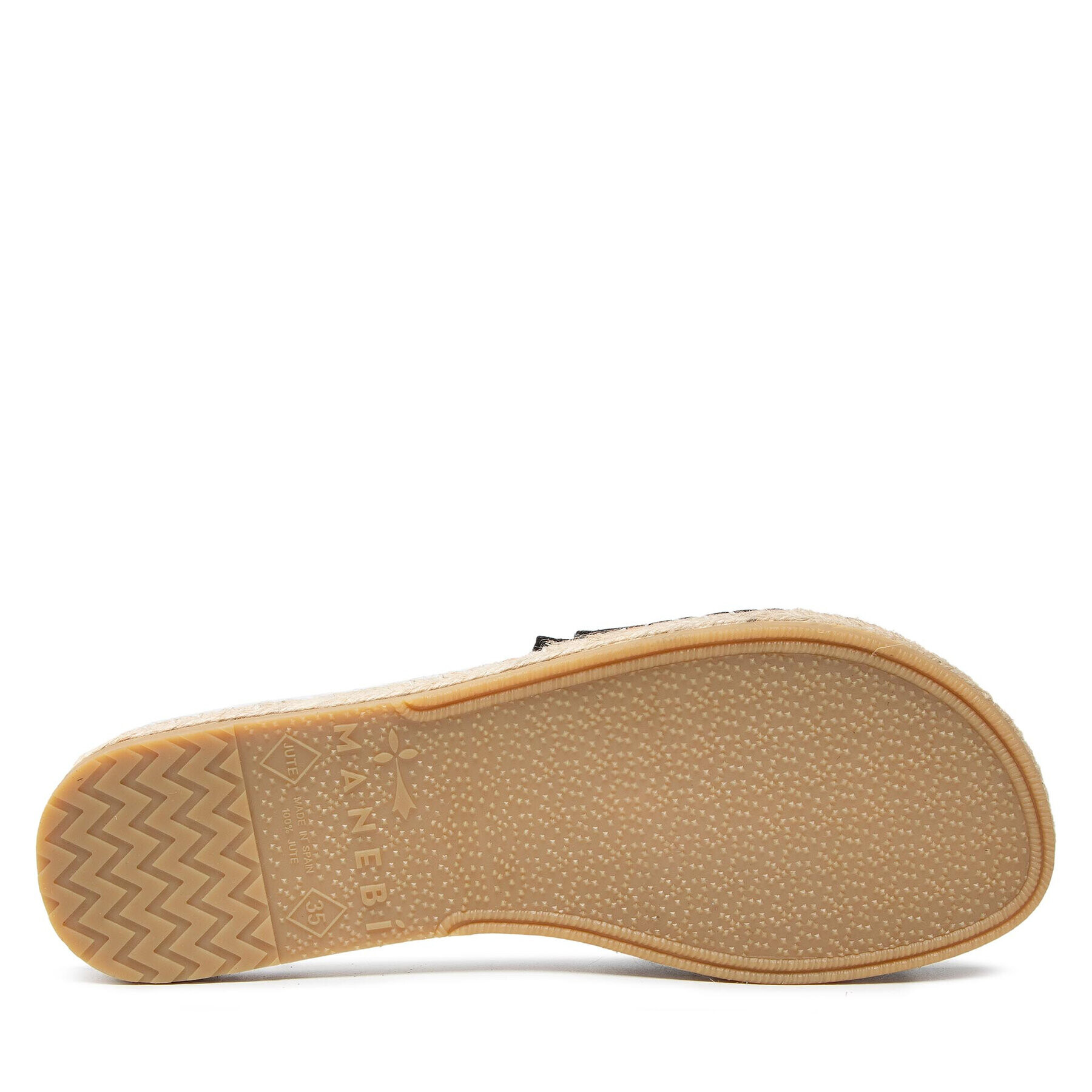 Manebi Espadrile Sandals With Knot K 1.0 Črna - Pepit.si