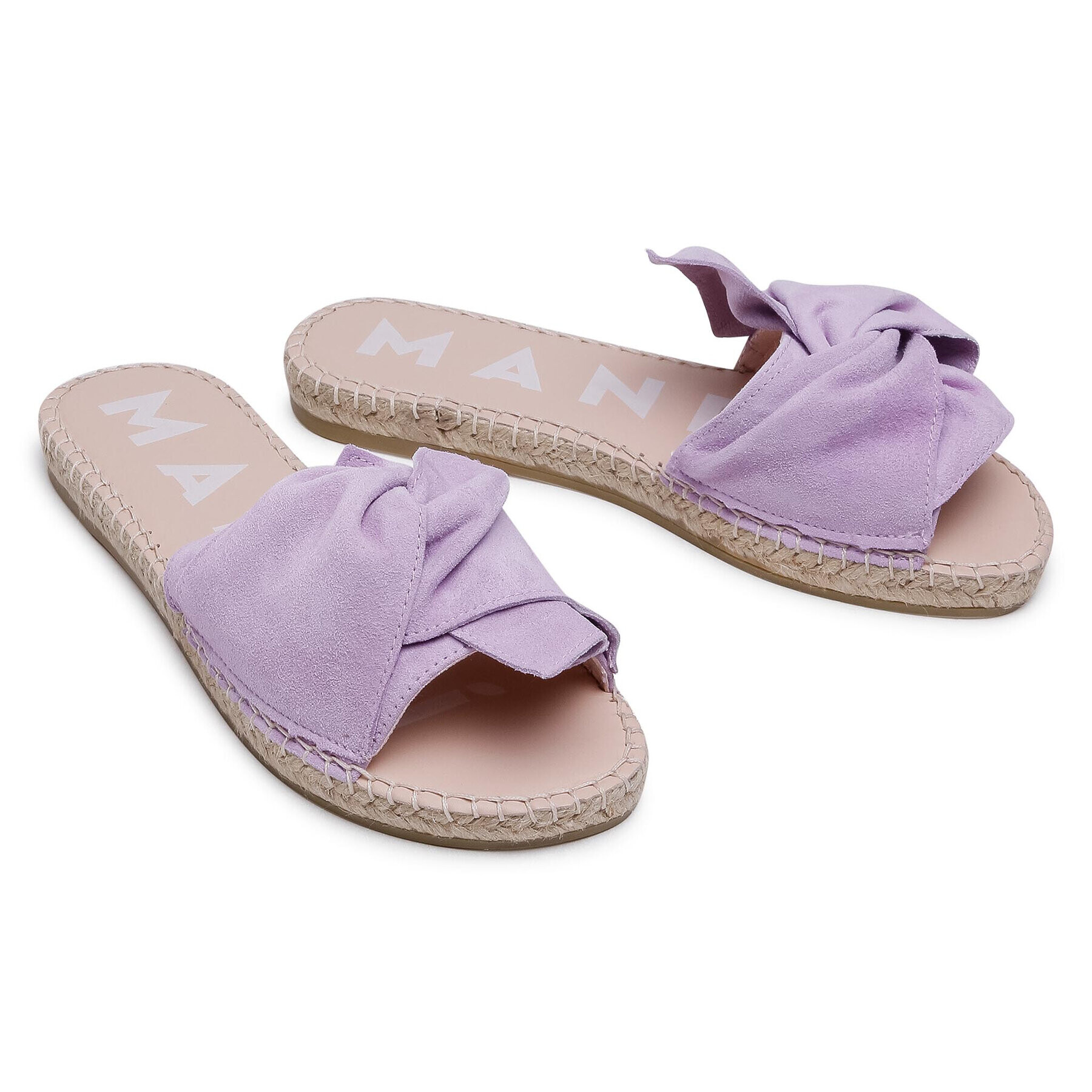 Manebi Espadrile Sandals With Knot M 9.8 JK Vijolična - Pepit.si