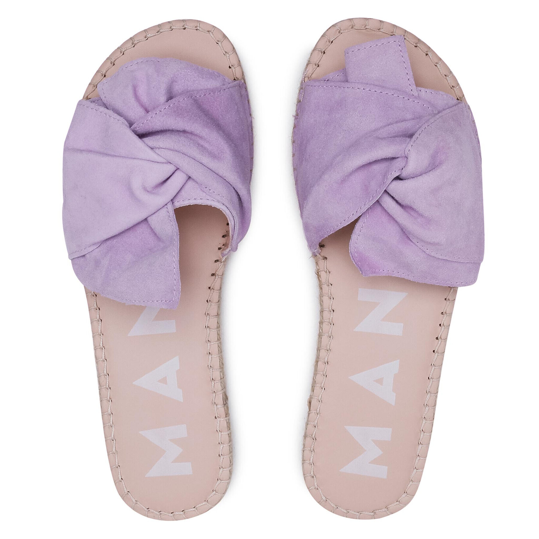 Manebi Espadrile Sandals With Knot M 9.8 JK Vijolična - Pepit.si