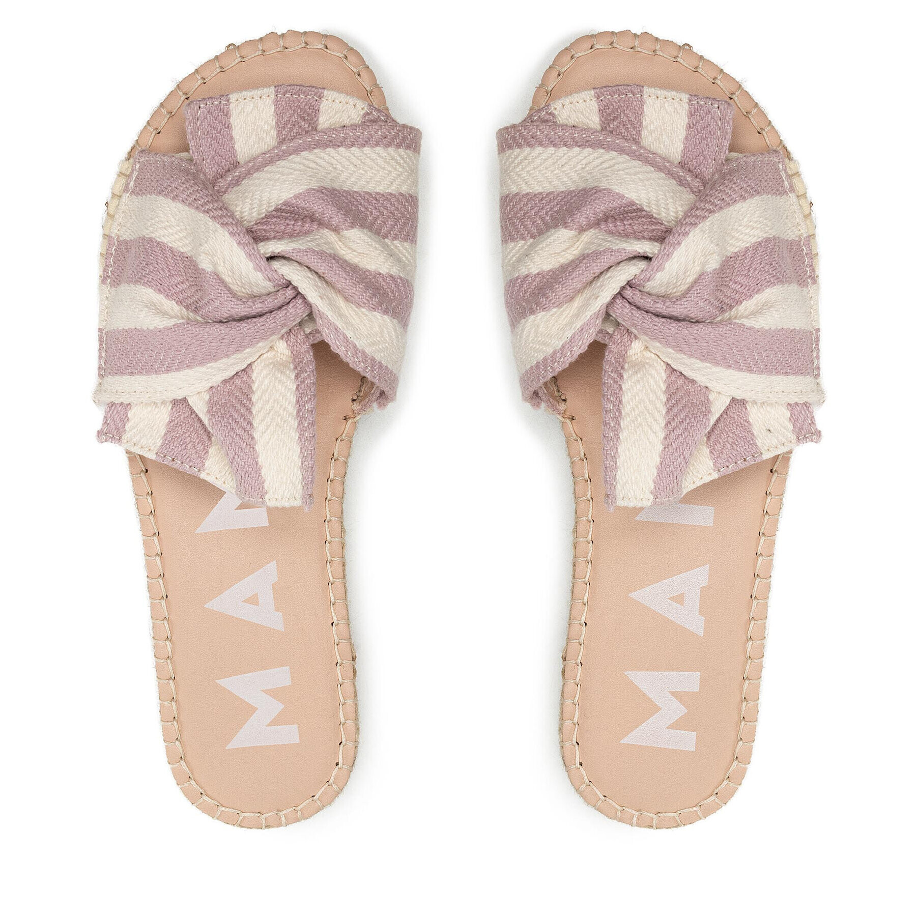 Manebi Espadrile Sandals With Knot T 2.0 Vijolična - Pepit.si