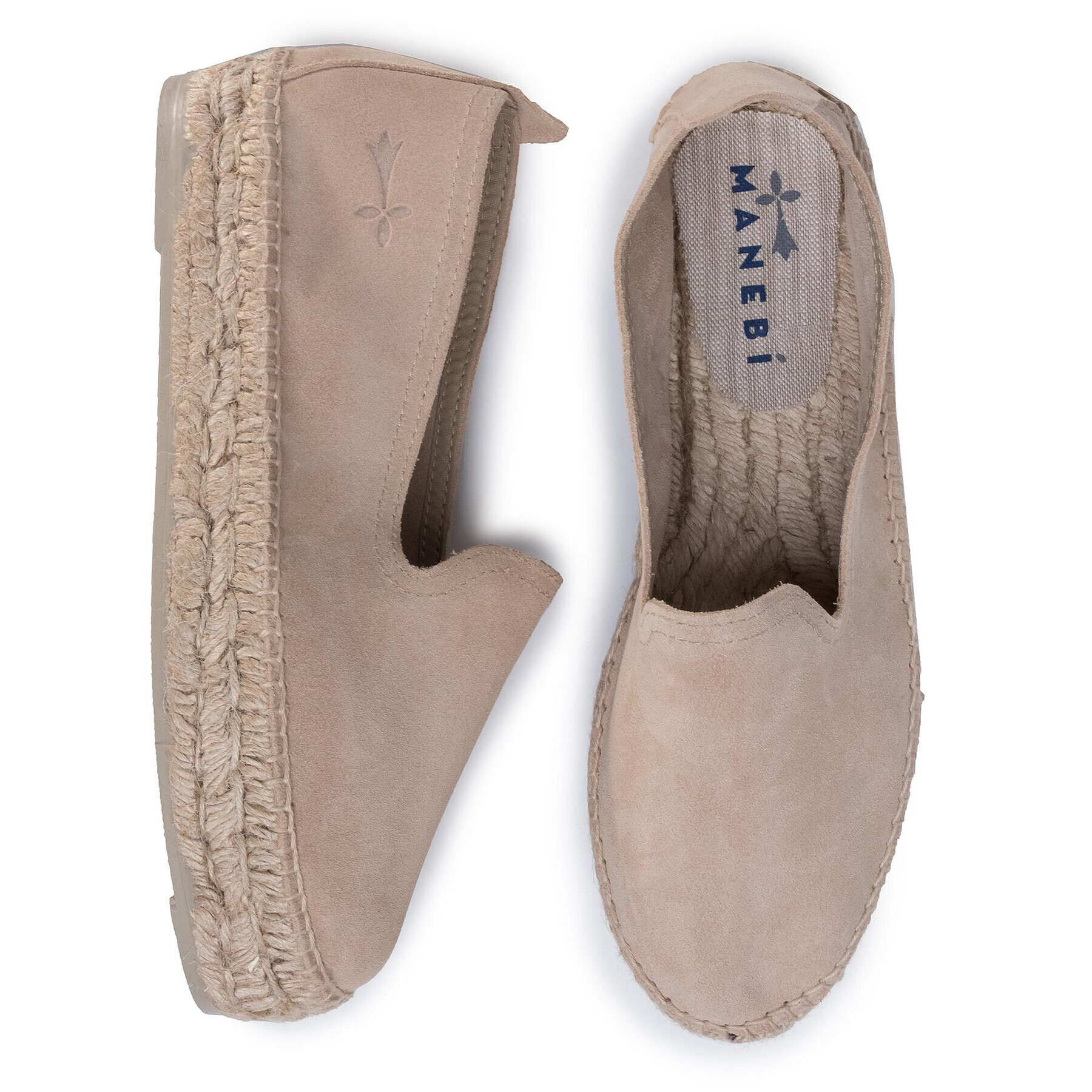 Manebi Espadrile Slippers D K 1.1 D0 Bež - Pepit.si