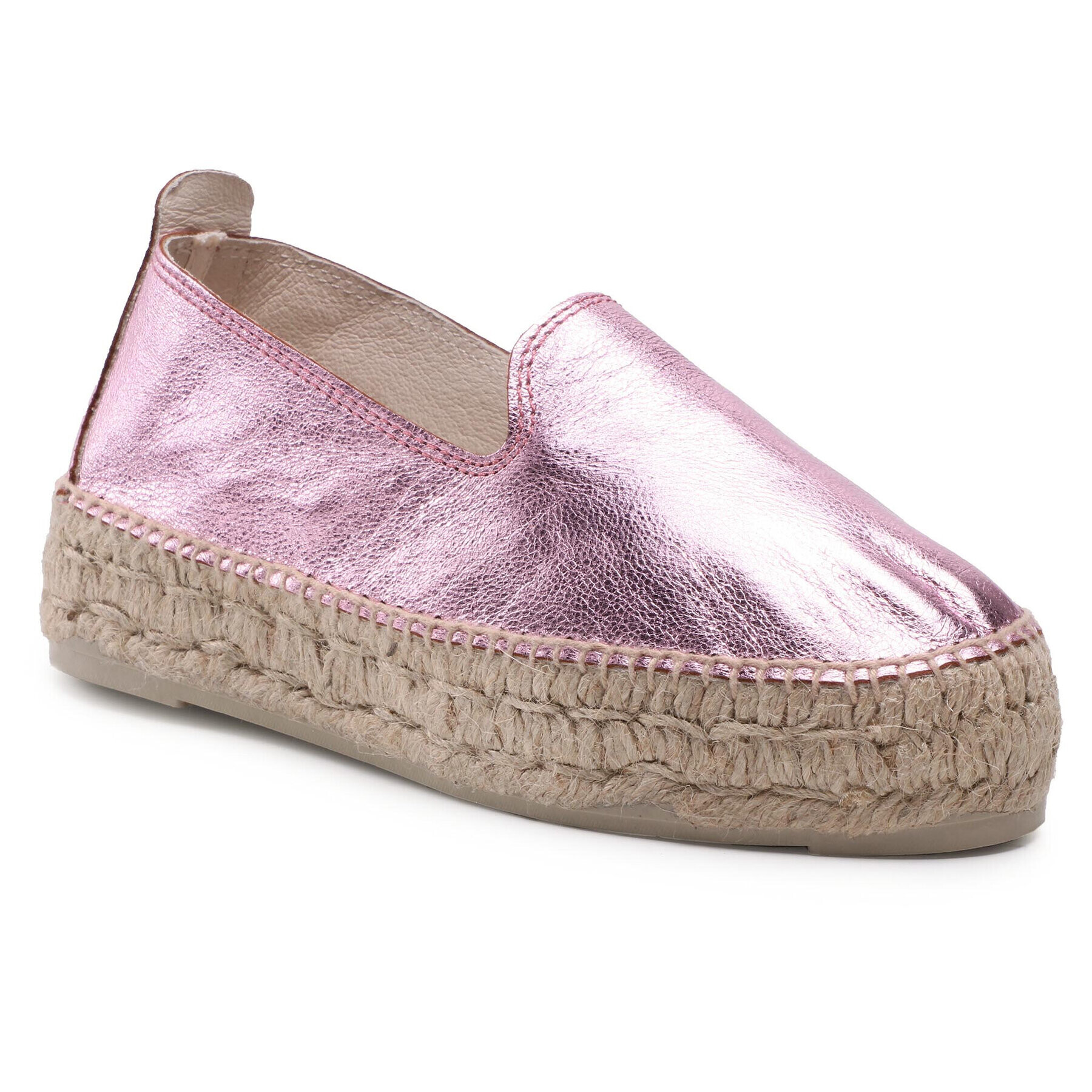 Manebi Espadrile Slippers D R 1.3 D0 Roza - Pepit.si