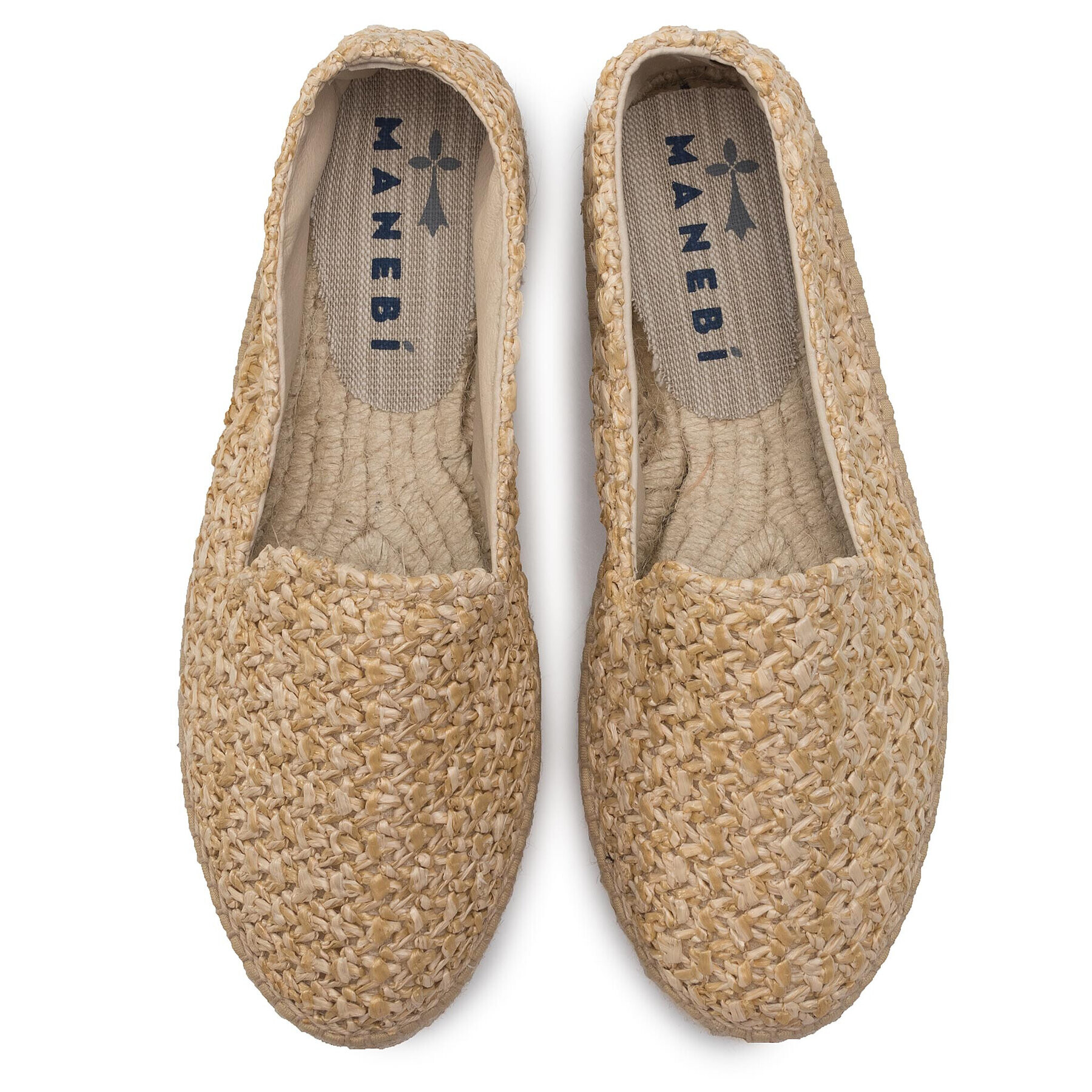 Manebi Espadrile Slippers D V 2.7 D0 Bež - Pepit.si