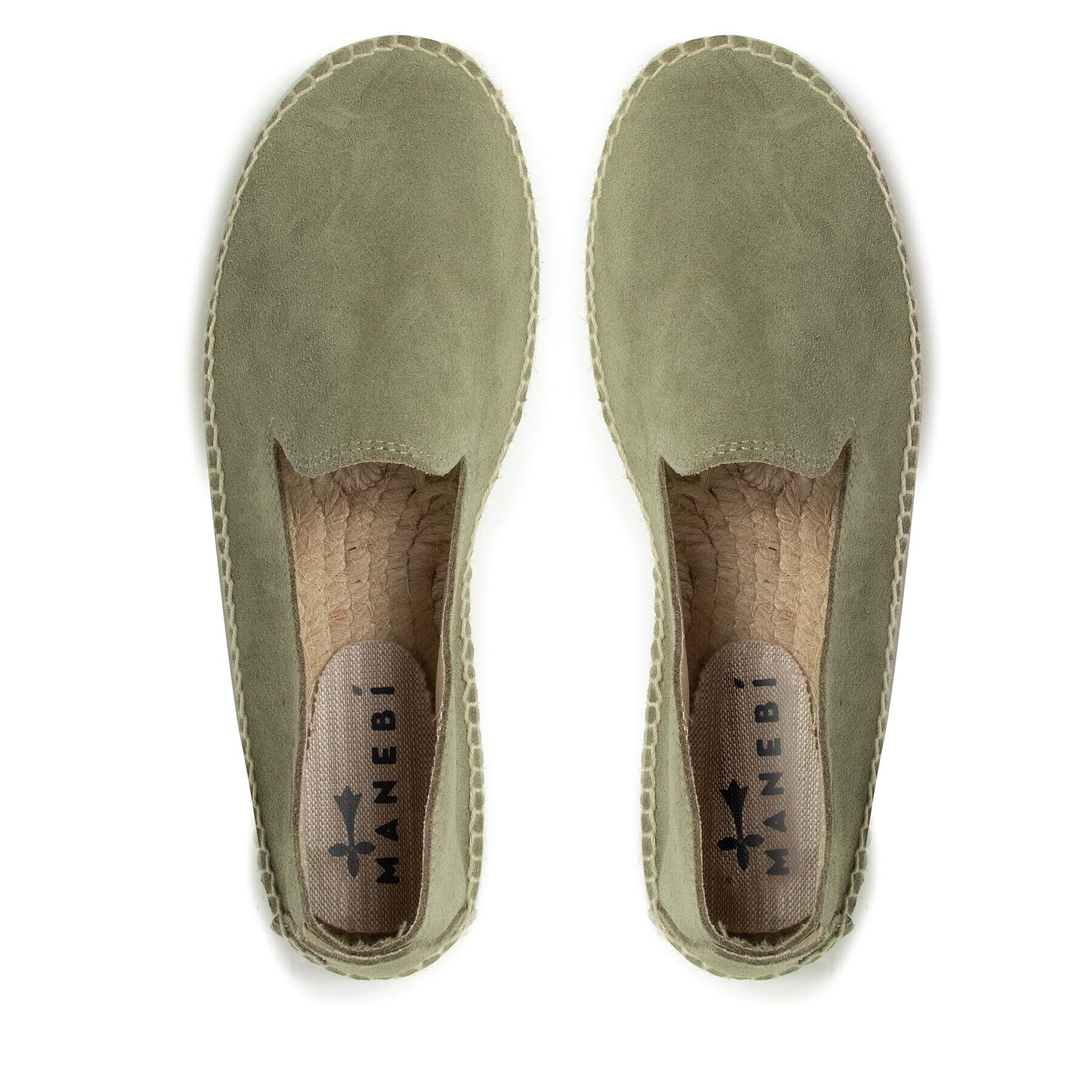 Manebi Espadrile Slippers M M 2.7 C0 Zelena - Pepit.si