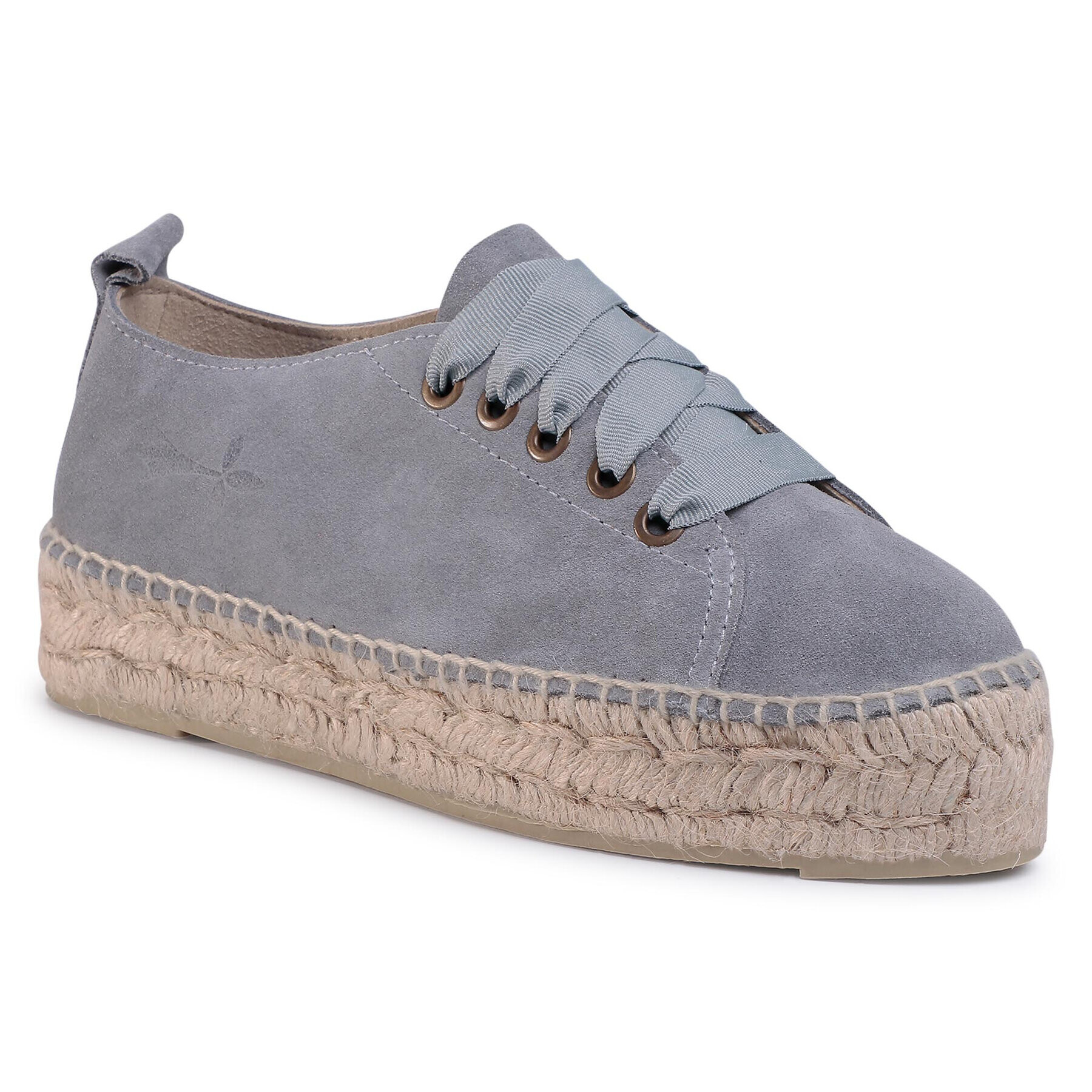 Manebi Espadrile Sneakers D A C.1 E0 Siva - Pepit.si