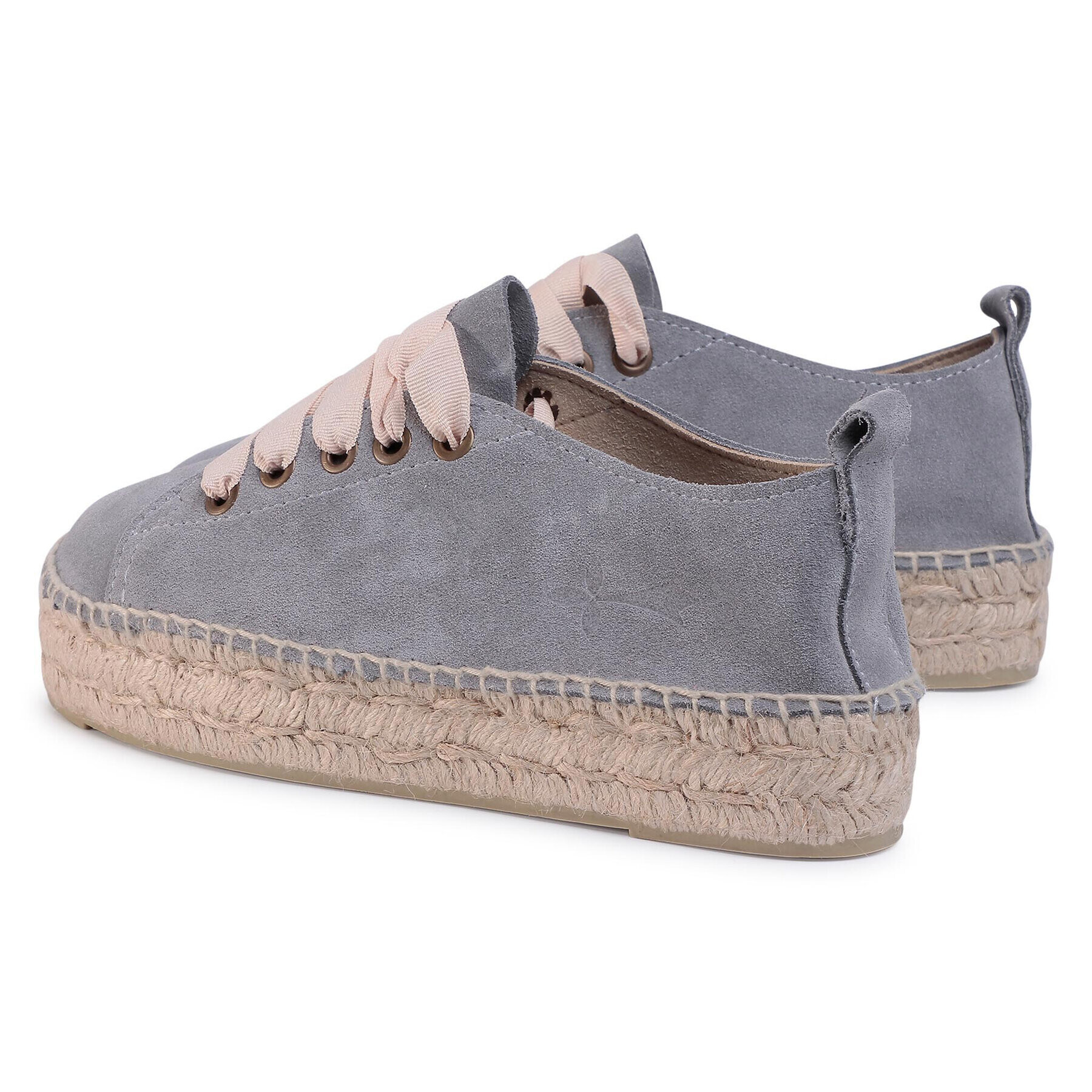 Manebi Espadrile Sneakers D A C.1 E0 Siva - Pepit.si