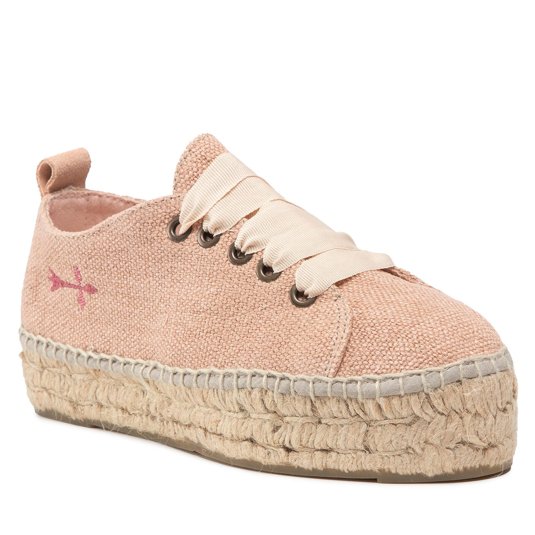 Manebi Espadrile Sneakers D O 7.3 E0 Roza - Pepit.si