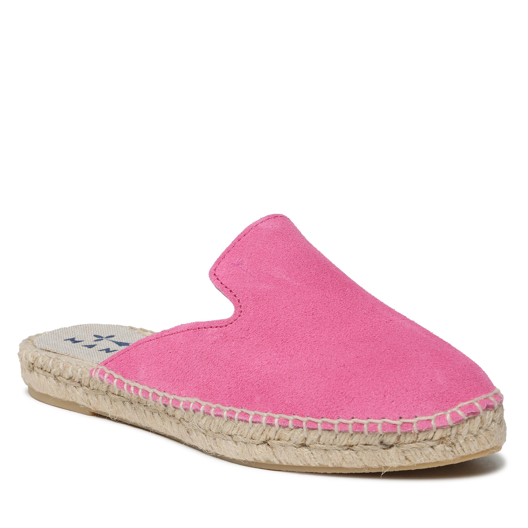 Manebi Espadrile Suede Mules R 3.6 M0 Roza - Pepit.si