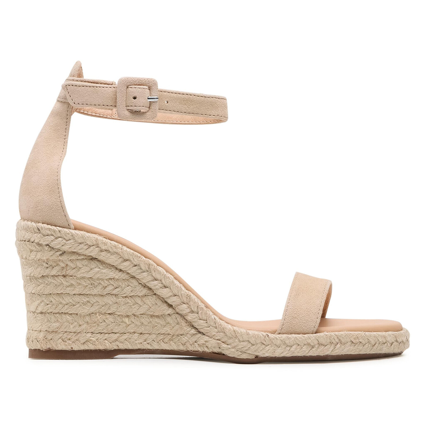 Manebi Espadrile Wedge Sandals M 1.1 Wg Bež - Pepit.si