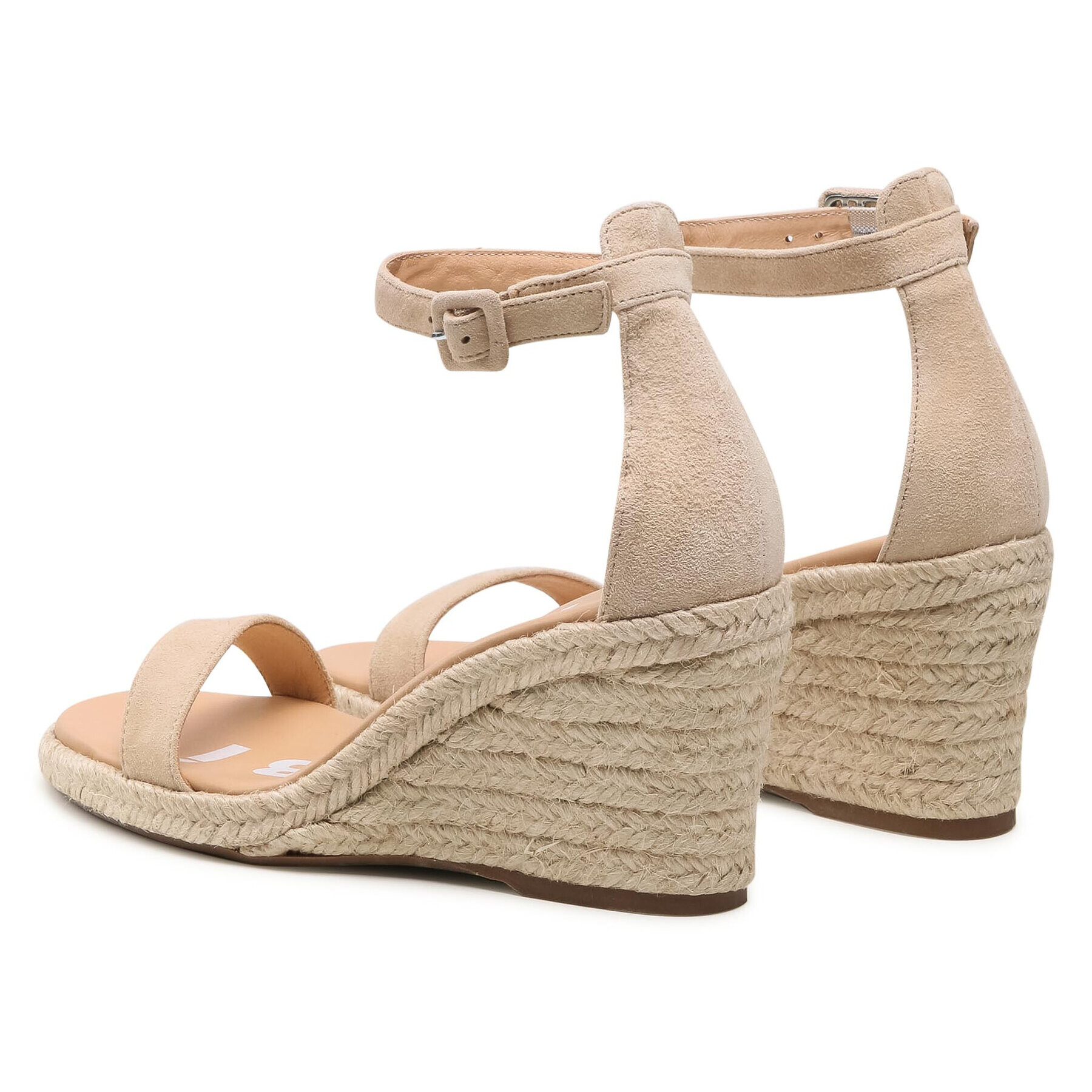 Manebi Espadrile Wedge Sandals M 1.1 Wg Bež - Pepit.si