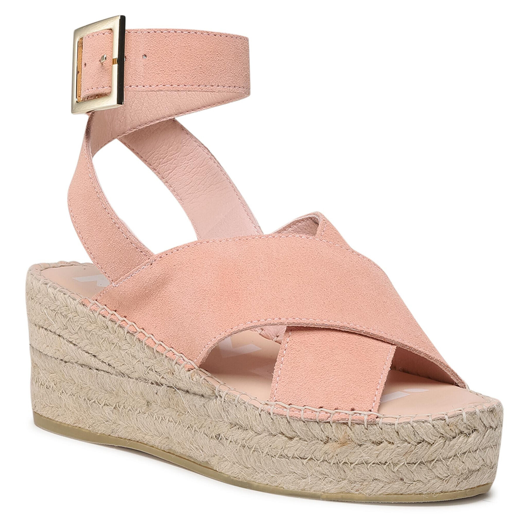 Manebi Espadrile Wedges W Belt W 1.4 Wb Roza - Pepit.si