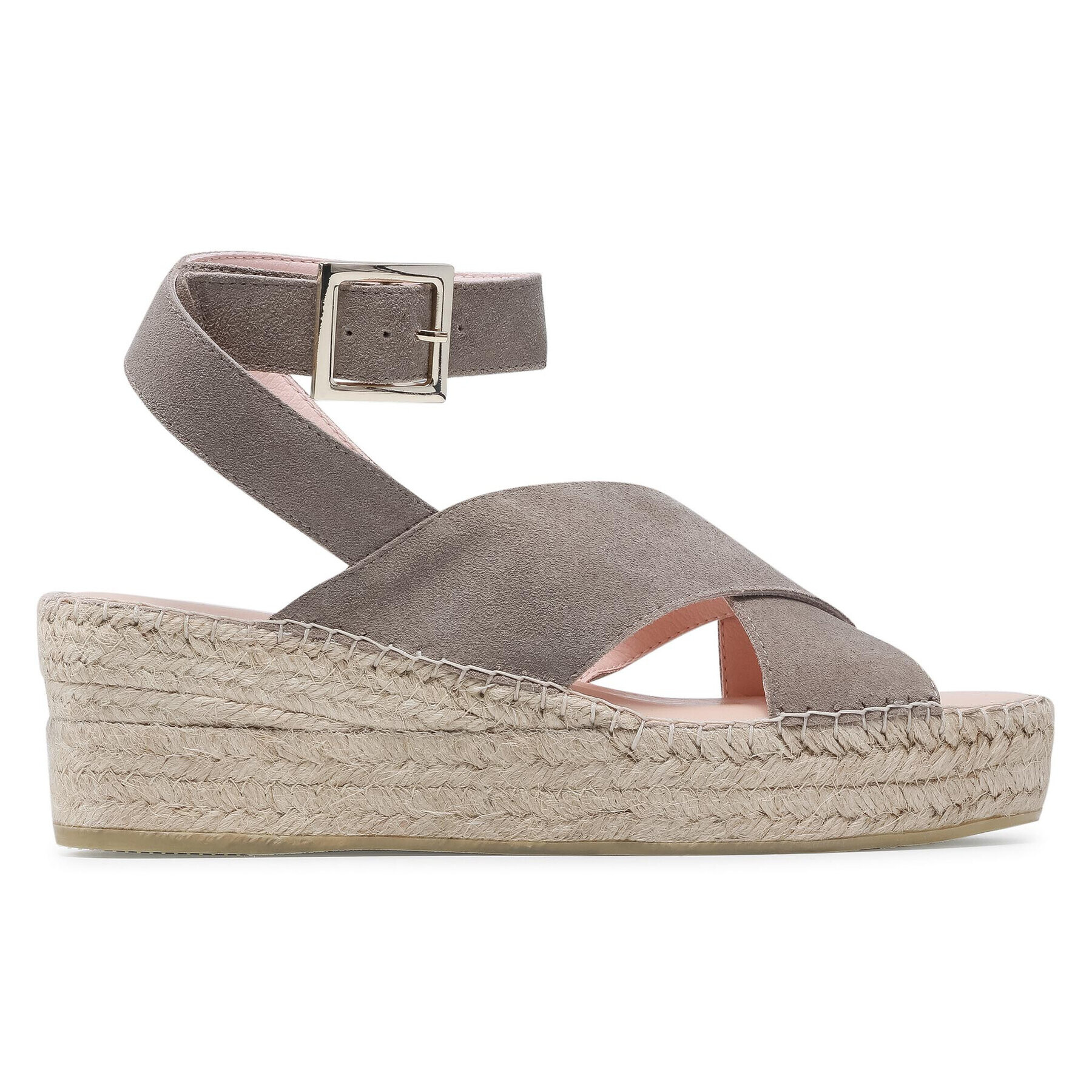 Manebi Espadrile Wedges W Belt W 1.9 Wb Siva - Pepit.si