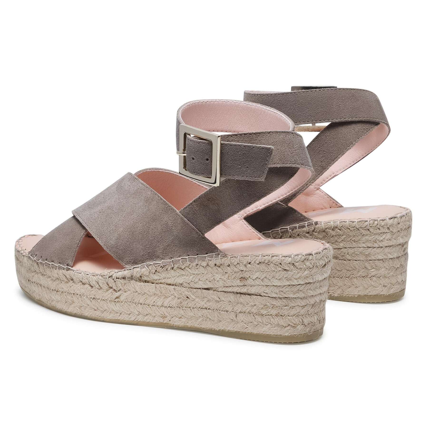 Manebi Espadrile Wedges W Belt W 1.9 Wb Siva - Pepit.si