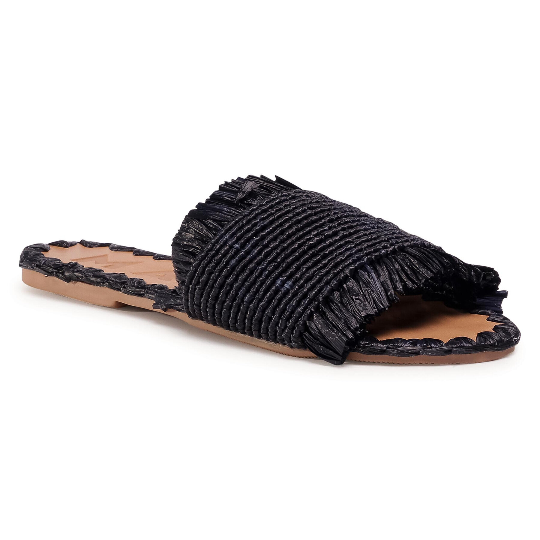 Manebi Natikači Leather Sandals S 1.6 Y0 Črna - Pepit.si