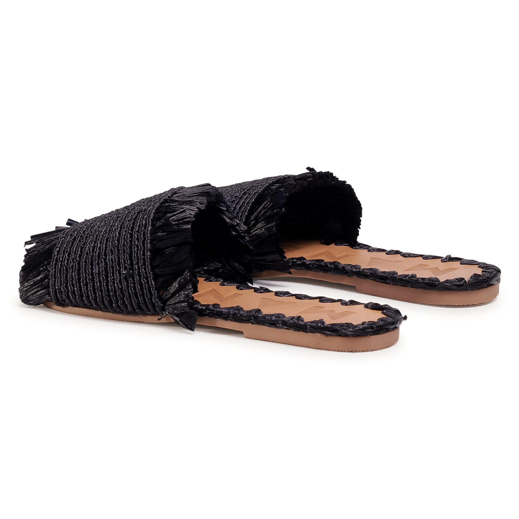 Manebi Natikači Leather Sandals S 1.6 Y0 Črna - Pepit.si