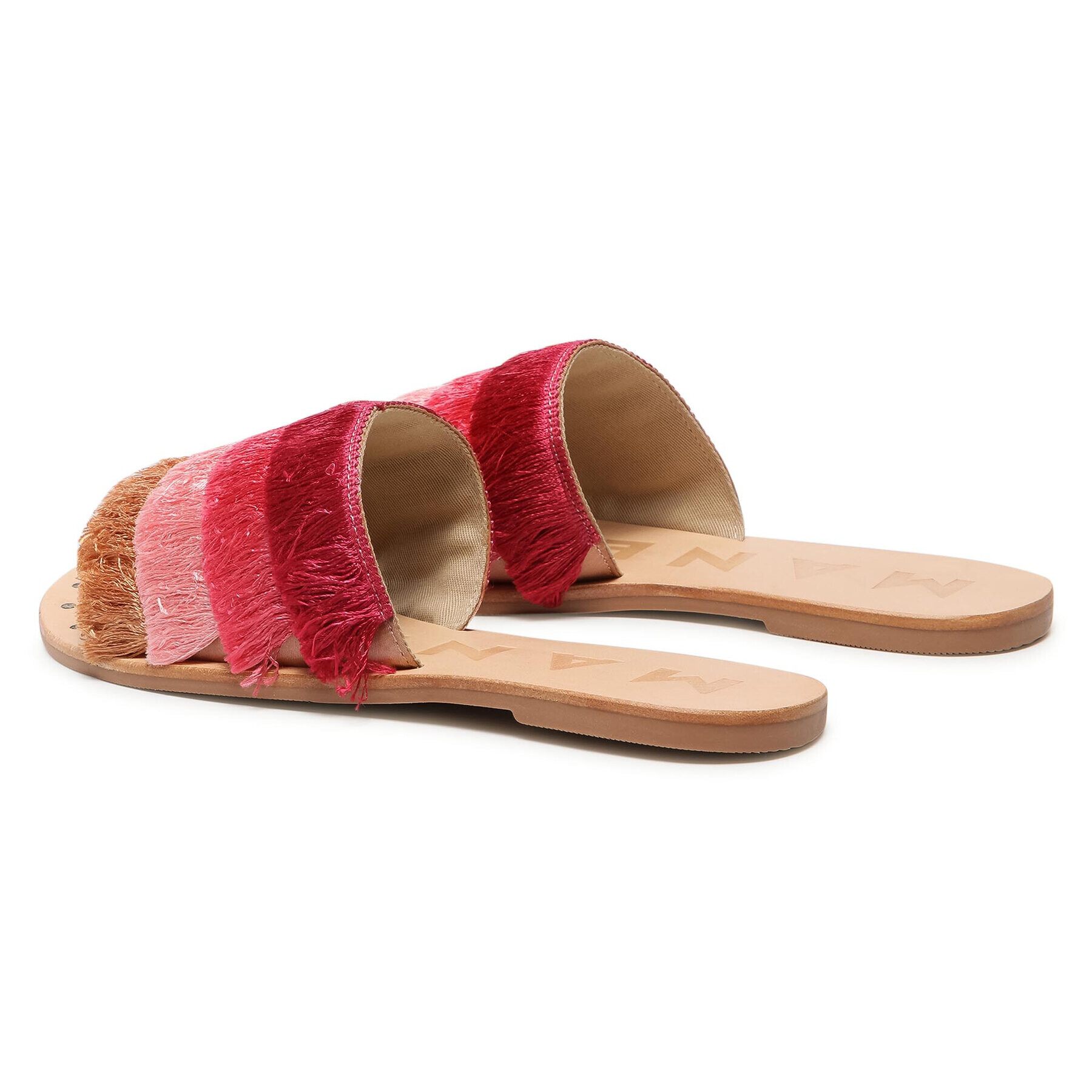 Manebi Natikači Leather Sandals S 2.2 Y0 Roza - Pepit.si