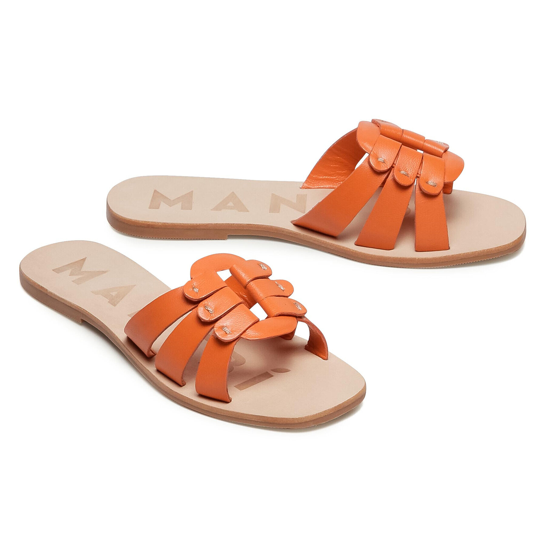 Manebi Natikači Sandals S 5.3 Y0 Oranžna - Pepit.si