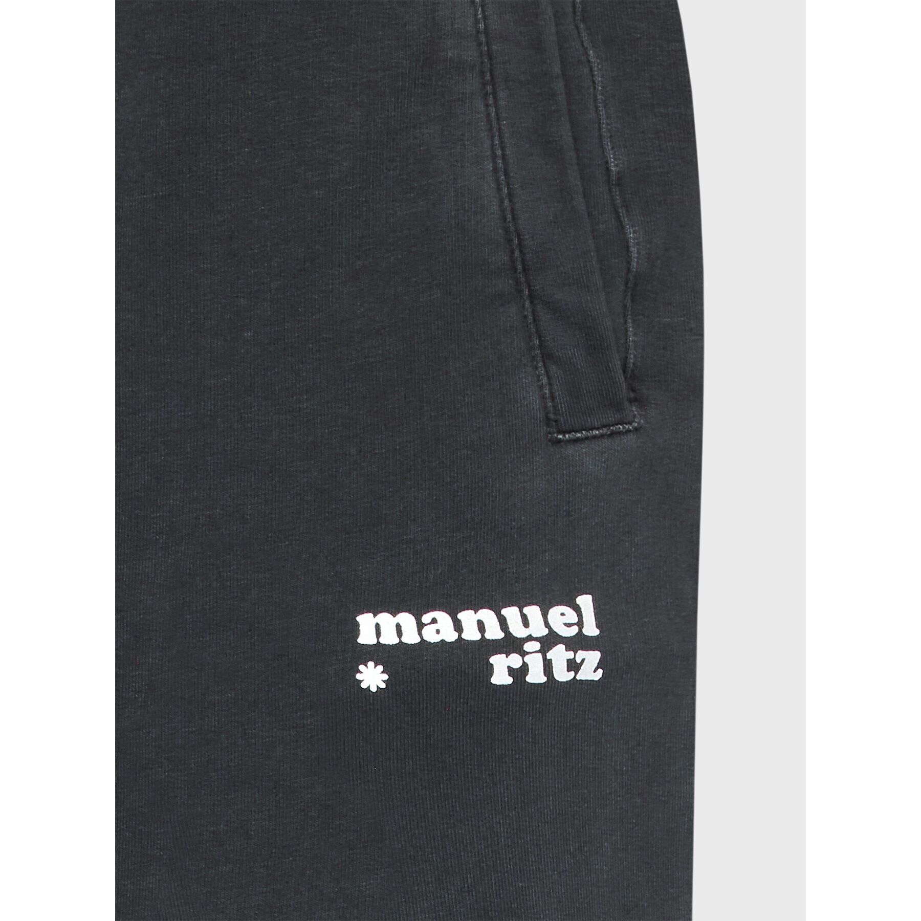 Manuel Ritz Spodnji del trenirke 3332P200T 223847 Črna Regular Fit - Pepit.si