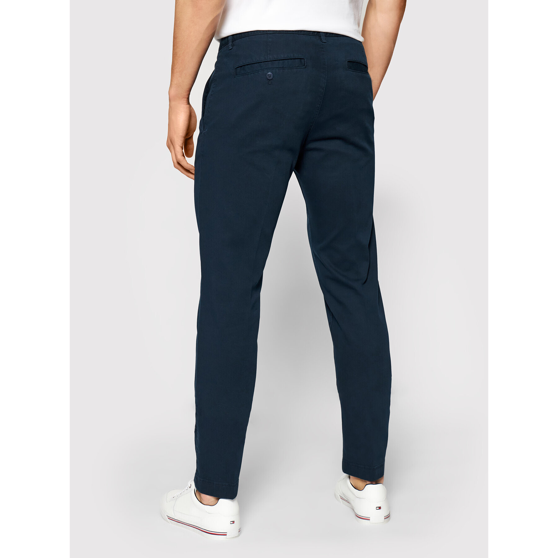 Marc O'Polo Chino hlače B21 0108 10064 Mornarsko modra Tapered Fit - Pepit.si