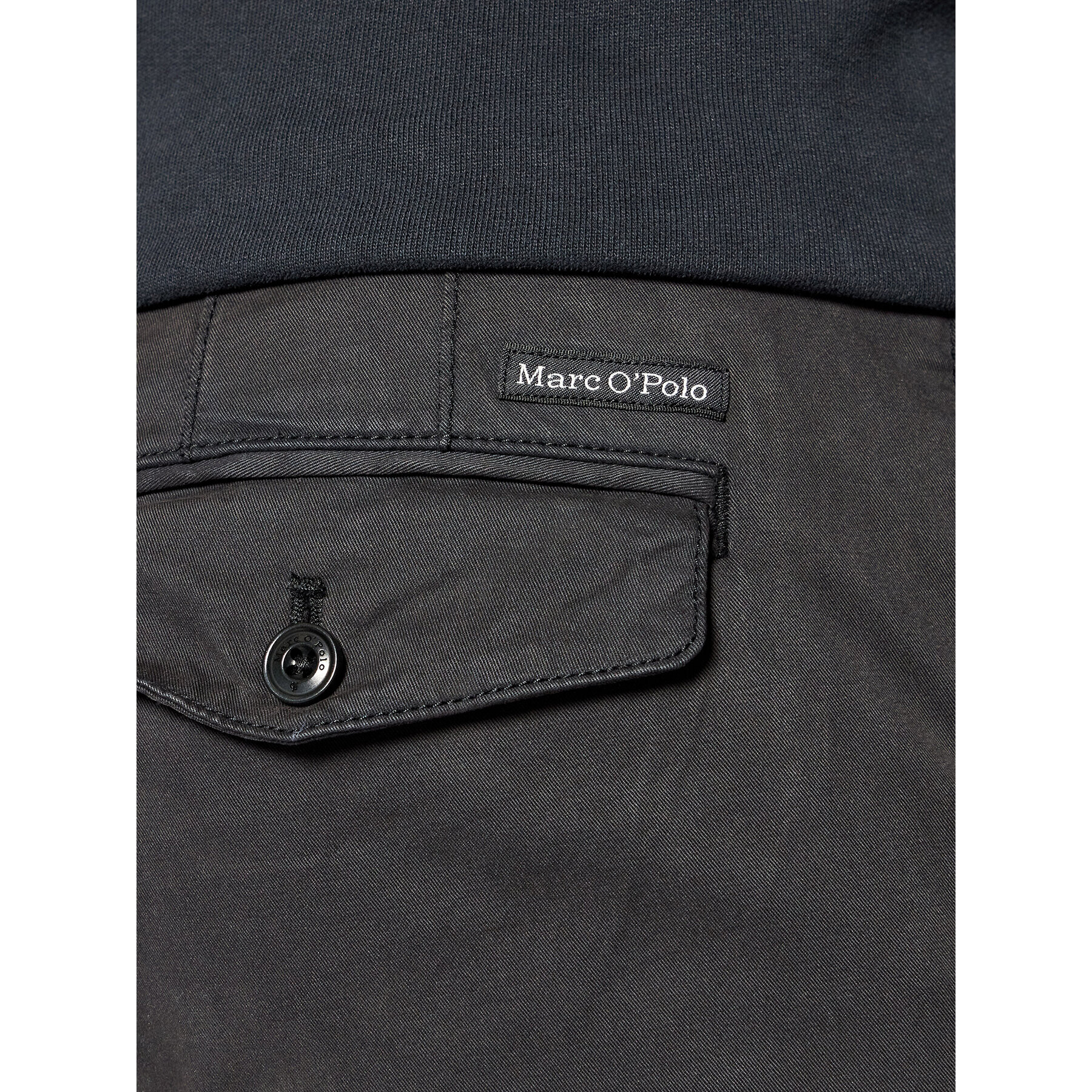 Marc O'Polo Hlače iz tkanine 128 0384 10156 Črna Tapered Fit - Pepit.si