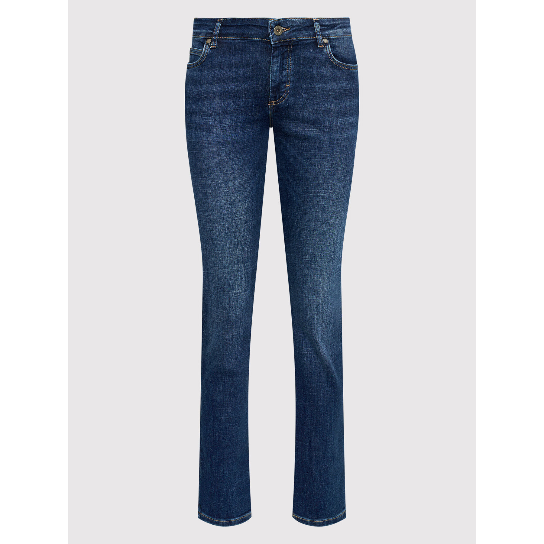 Marc O'Polo Jeans hlače 107 9193 12051 Mornarsko modra Straight Fit - Pepit.si