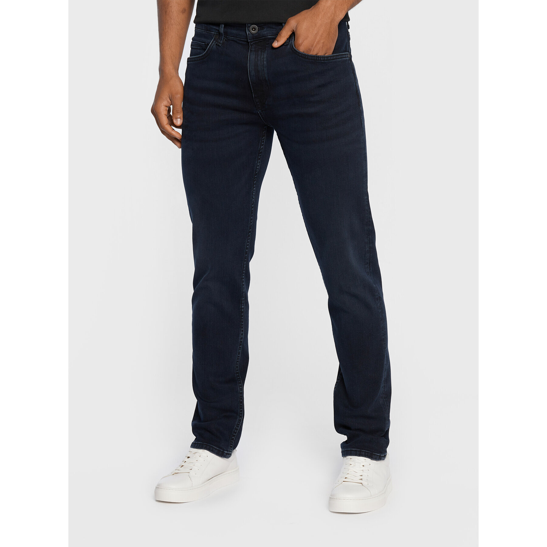 Marc O'Polo Jeans hlače B21 9088 12132 Mornarsko modra Shaped Fit - Pepit.si