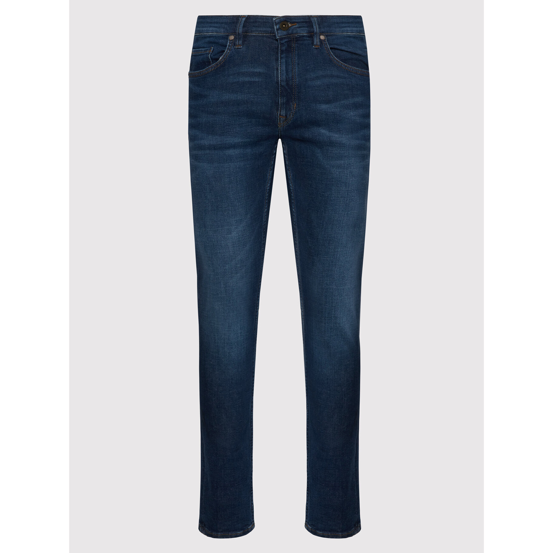 Marc O'Polo Jeans hlače B21 9214 12048 Mornarsko modra Shaped Fit - Pepit.si