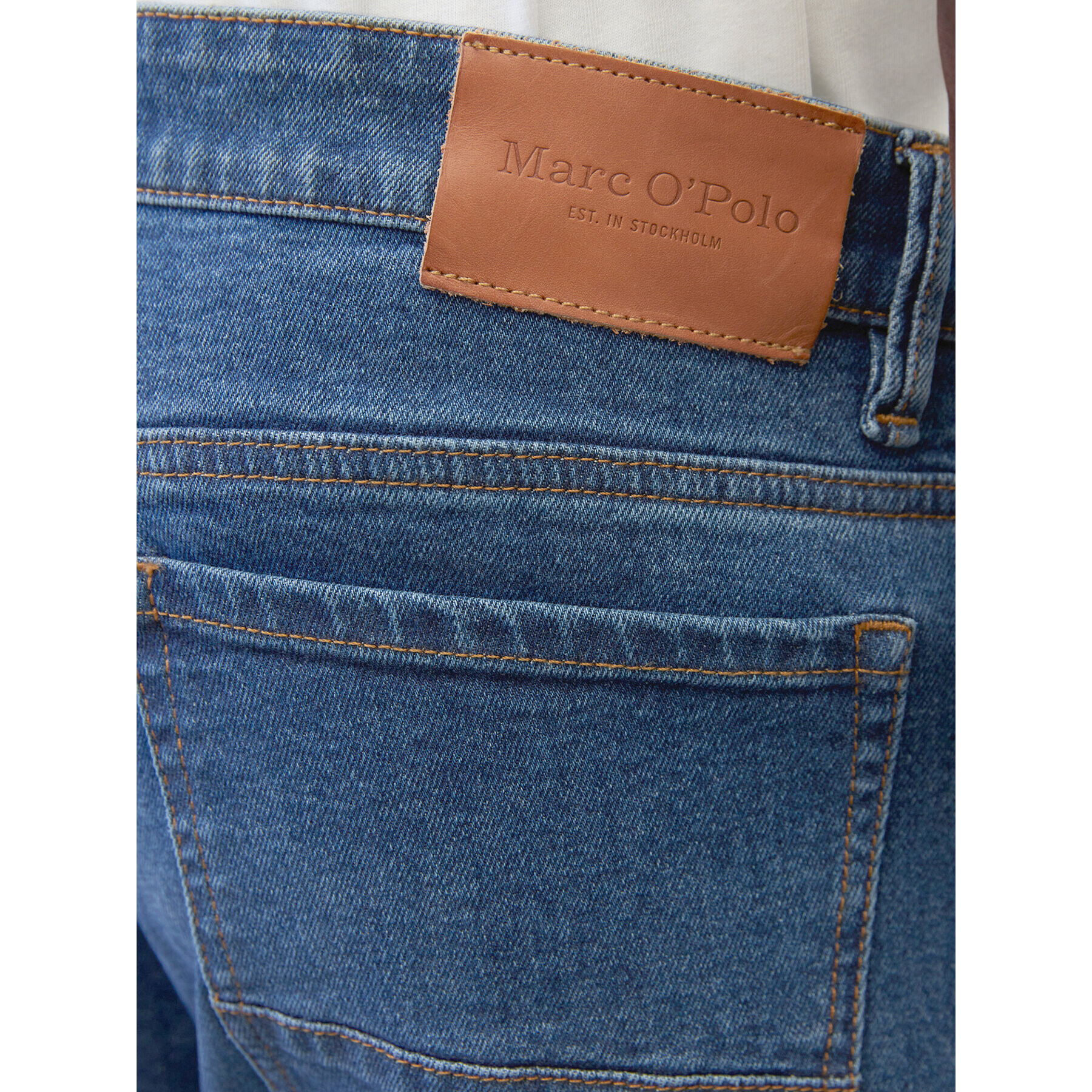 Marc O'Polo Jeans hlače M21920712142 Modra Shaped Fit - Pepit.si