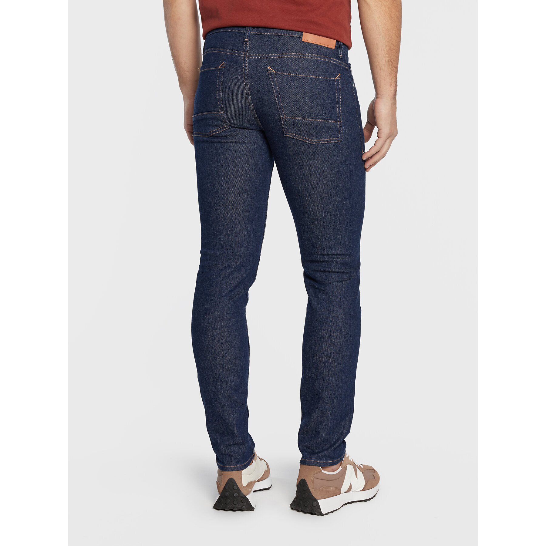 Marc O'Polo Jeans hlače M28 9213 12132 Modra Shaped Fit - Pepit.si