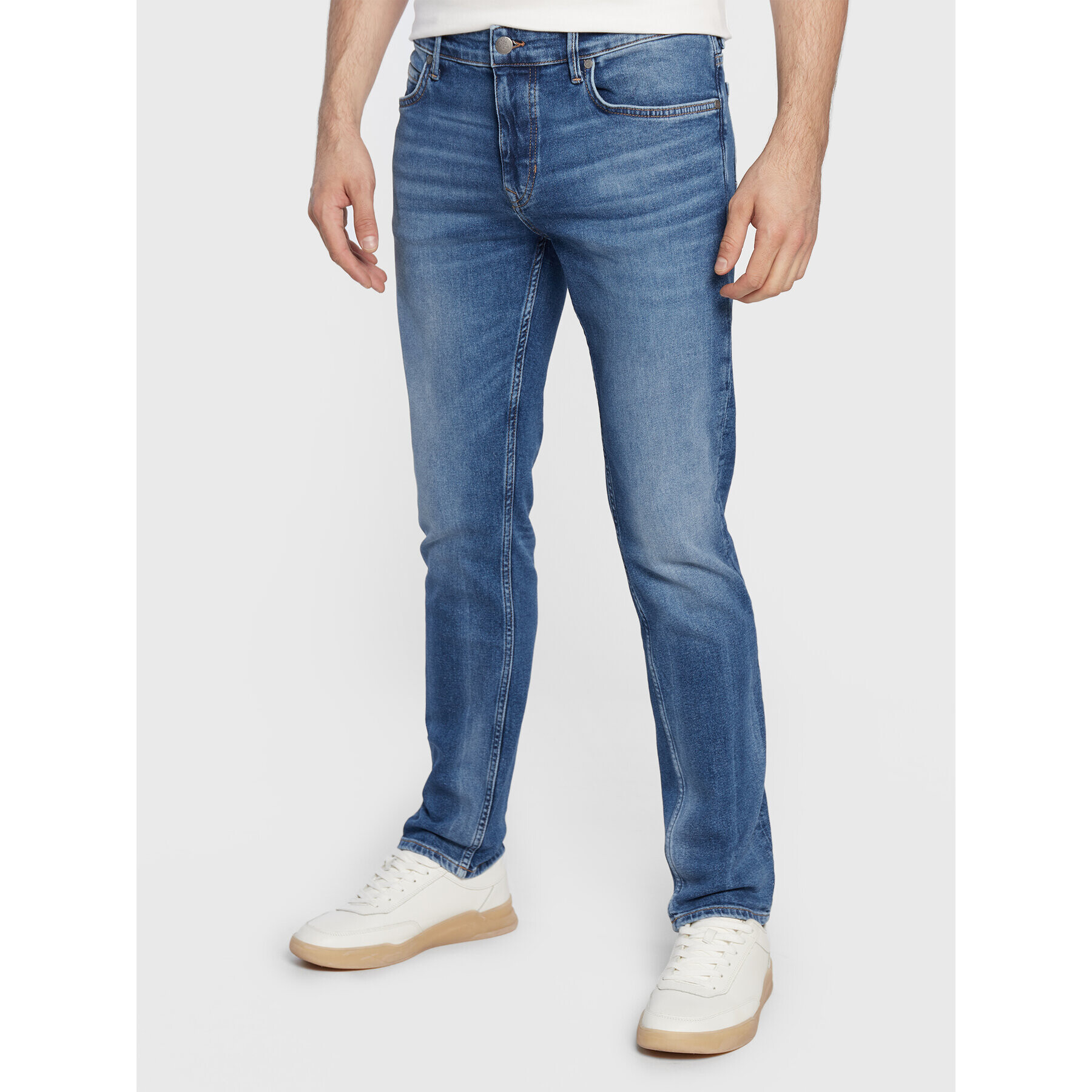 Marc O'Polo Jeans hlače M28 9228 12132 Modra Shaped Fit - Pepit.si