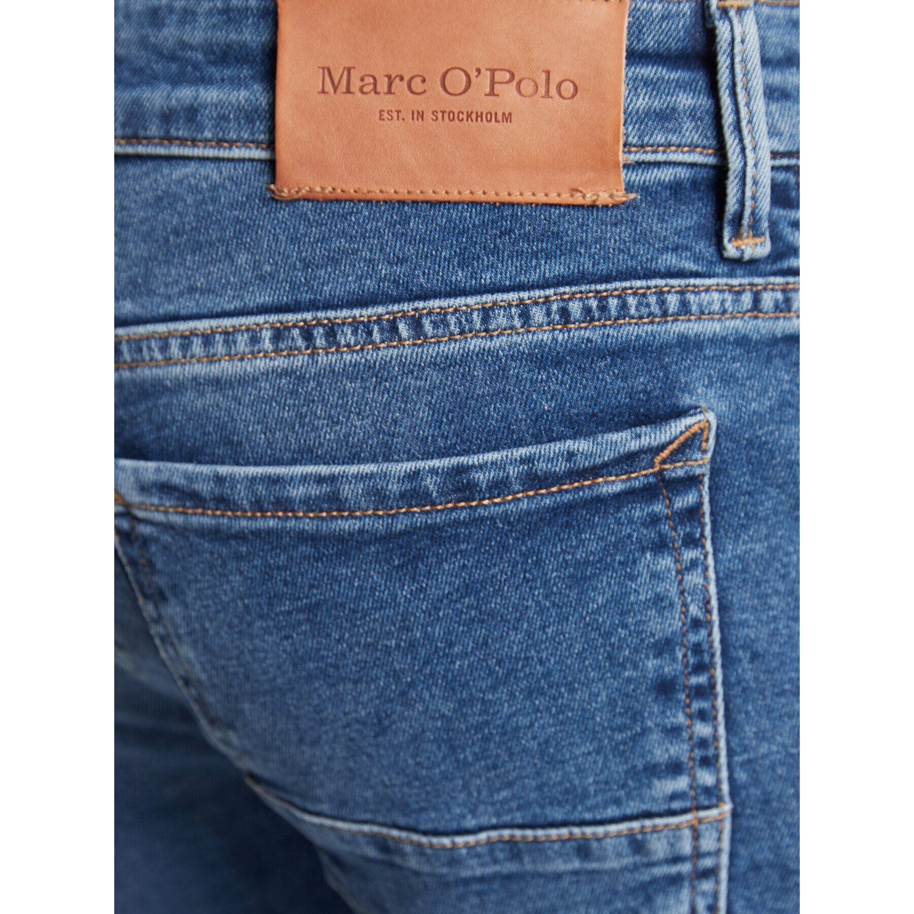 Marc O'Polo Jeans hlače M28 9228 12132 Modra Shaped Fit - Pepit.si