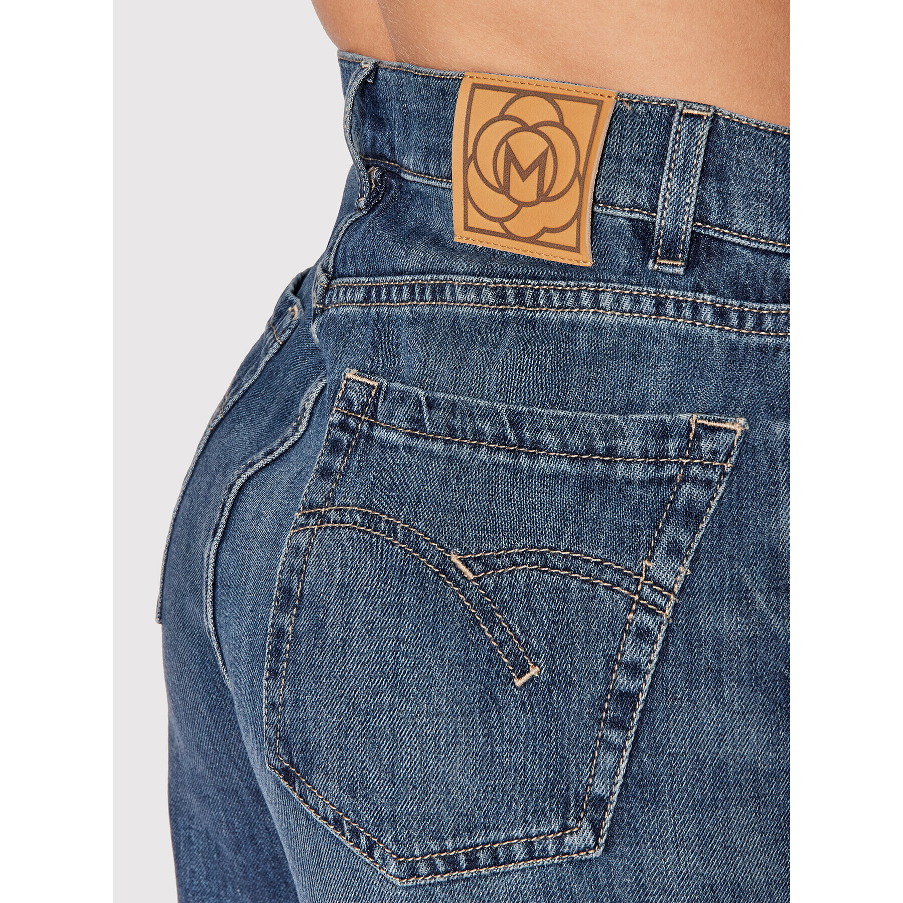 Marella Jeans kratke hlače 31410224 Modra Regular Fit - Pepit.si